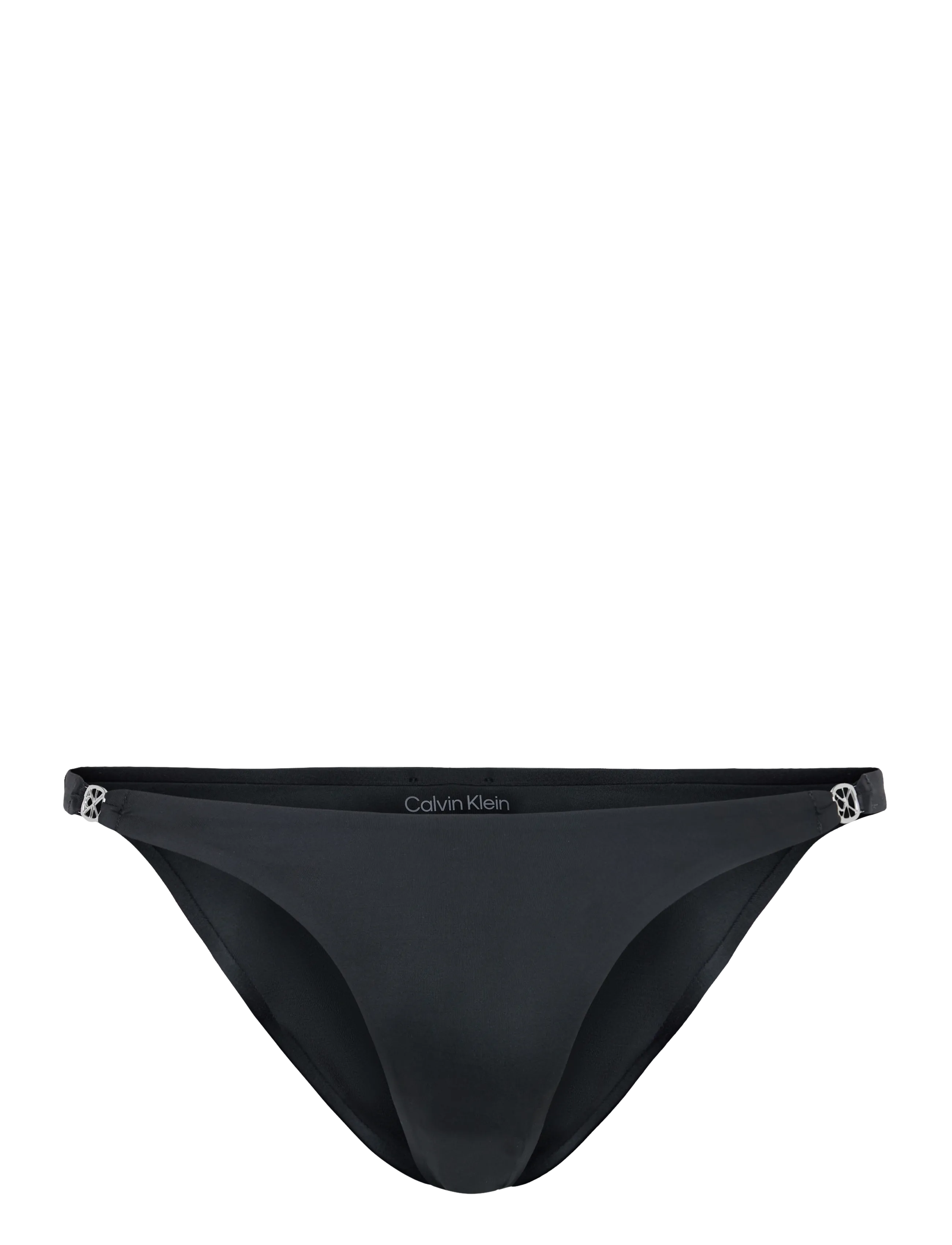 Calvin Klein EMBLEM SWIM DIPPED BIKINI - Strandmode - BLACK / black