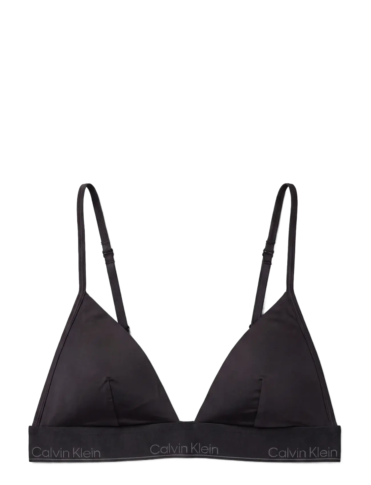 Calvin Klein ICON SHINE SWIM SKINNY STRAP TRI - Badkläder - BLACK / black