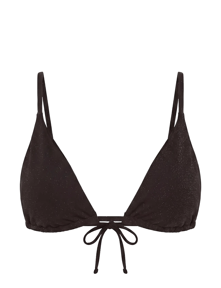 Calvin Klein - GRAPHIC MONOGRAM NON FIXED TRIAN - triangelformad bikinis - black - 1