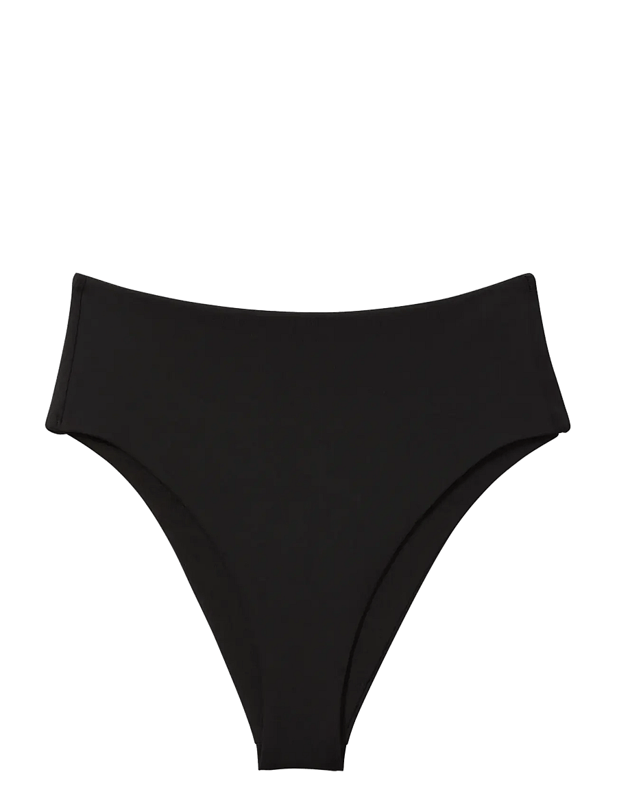 Calvin Klein - HIGH WAIST BIKINI - bikinitrosor med hög midja - black - 1