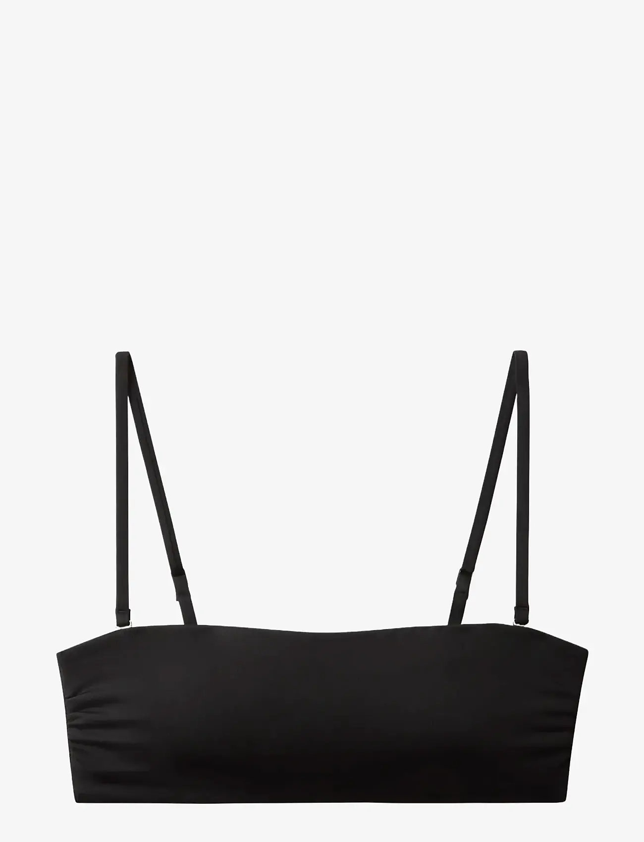 Calvin Klein - BANDEAU W STRAPS - bandeaubikinier - black - 1