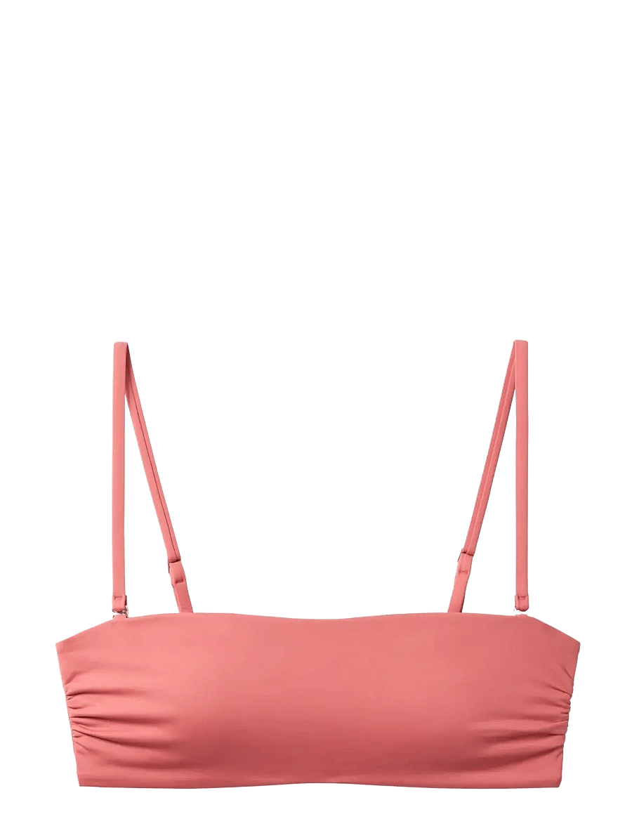 Calvin Klein - BANDEAU W STRAPS - bandeau-bikinis - dusty cedar - 1