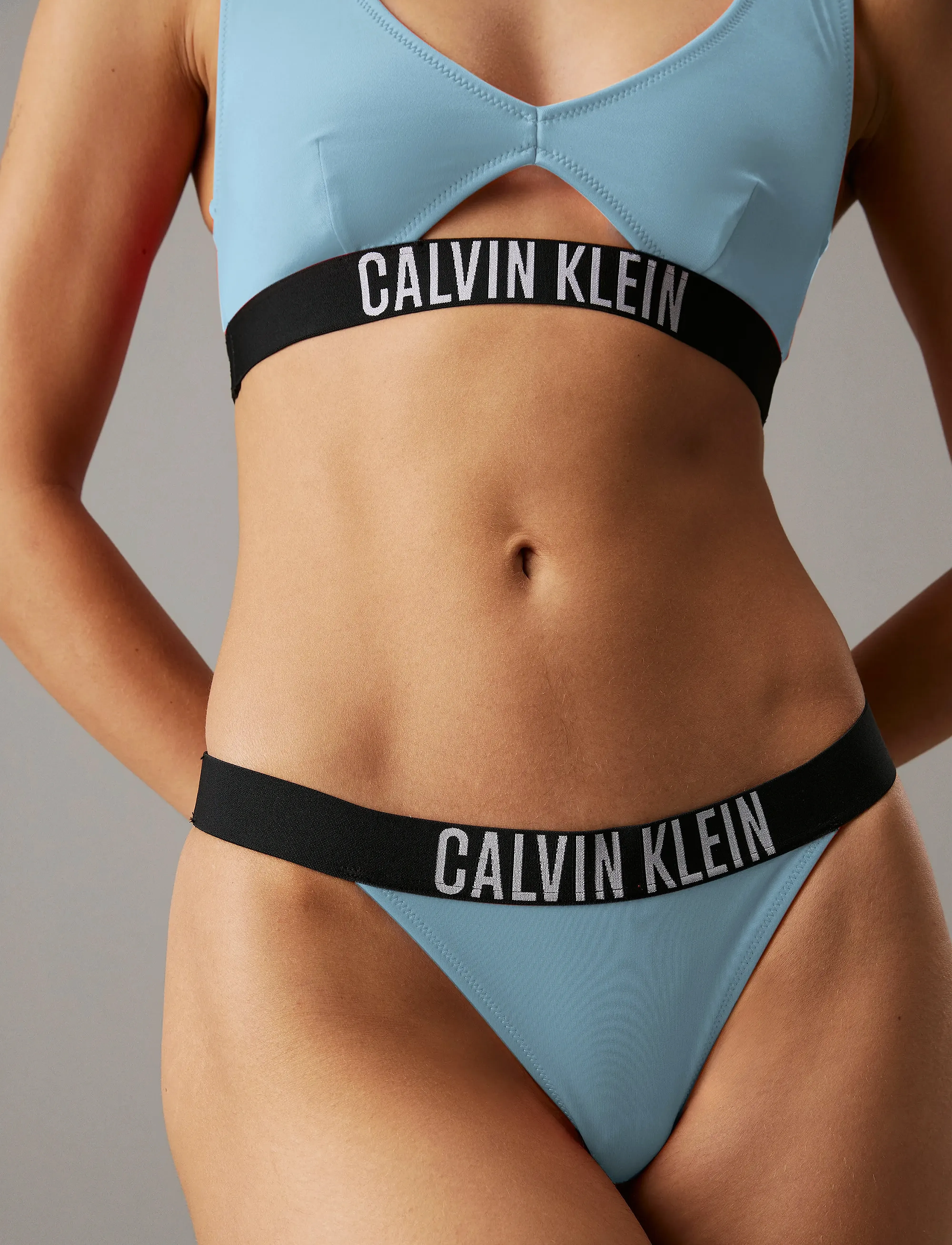 Calvin Klein - BRAZILIAN - brazilian bikiniai - skim blue - 3