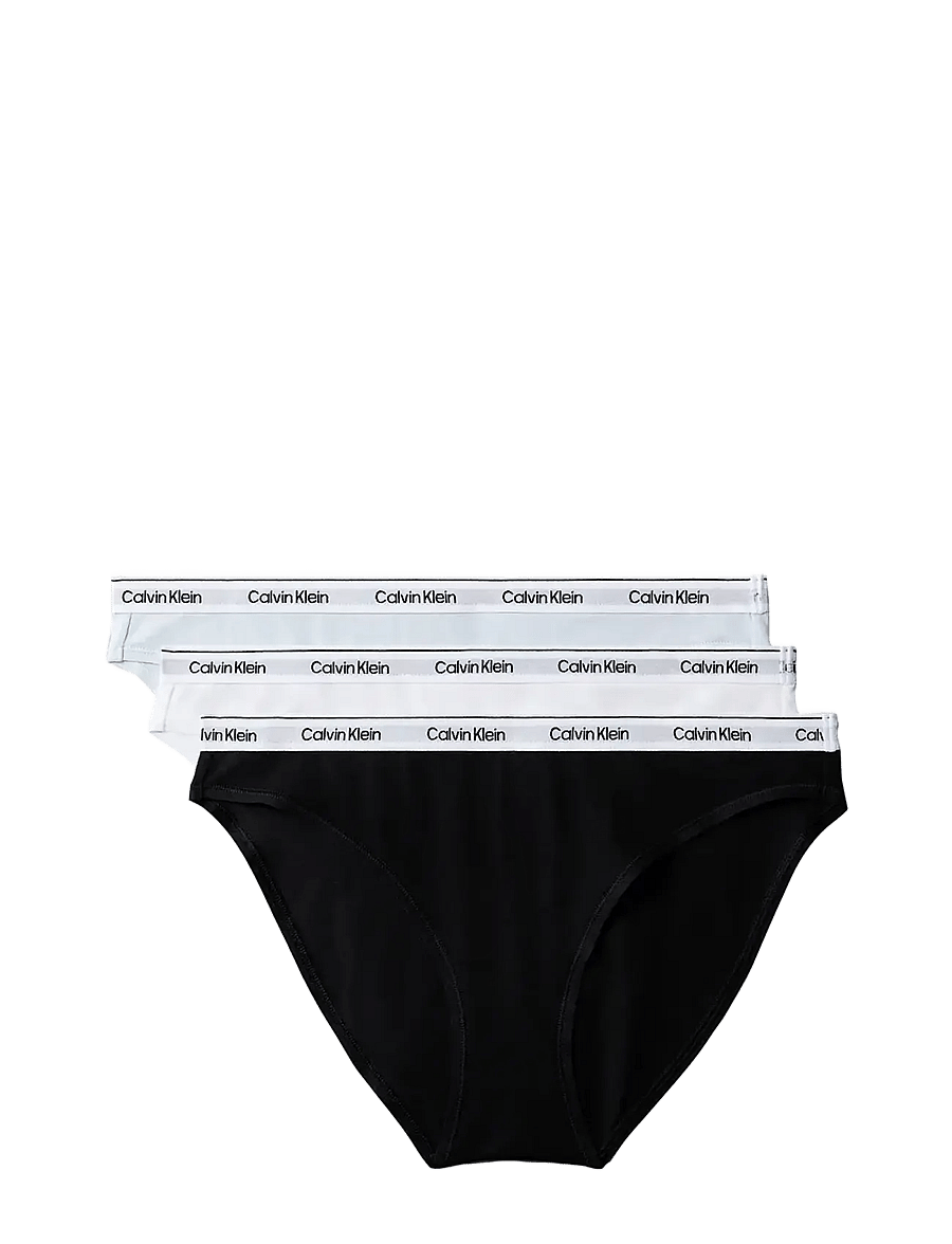 Calvin Klein - BIKINI 3PK - slips - black classic white plein air - 1
