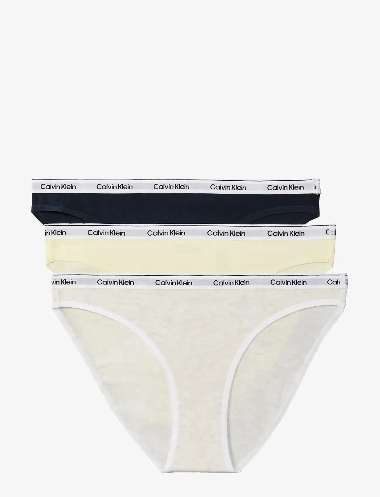 Calvin Klein - BIKINI 3PK - briefs - shoreline  snow heather  pear sorbe - 1