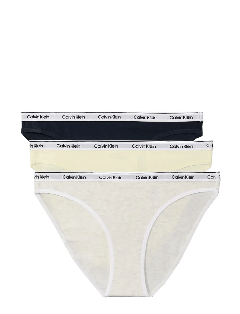 Calvin Klein - BIKINI 3PK - slips - shoreline snow heather pear sorbe - 1