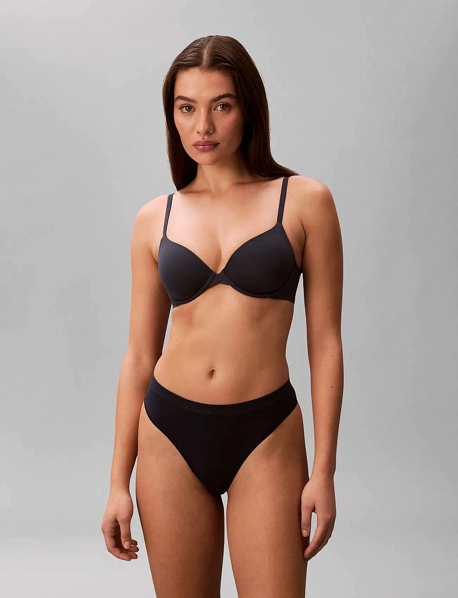 Calvin Klein - THONG 3 PK - stringtrusser - shoreline breezy blue silver haze - 0