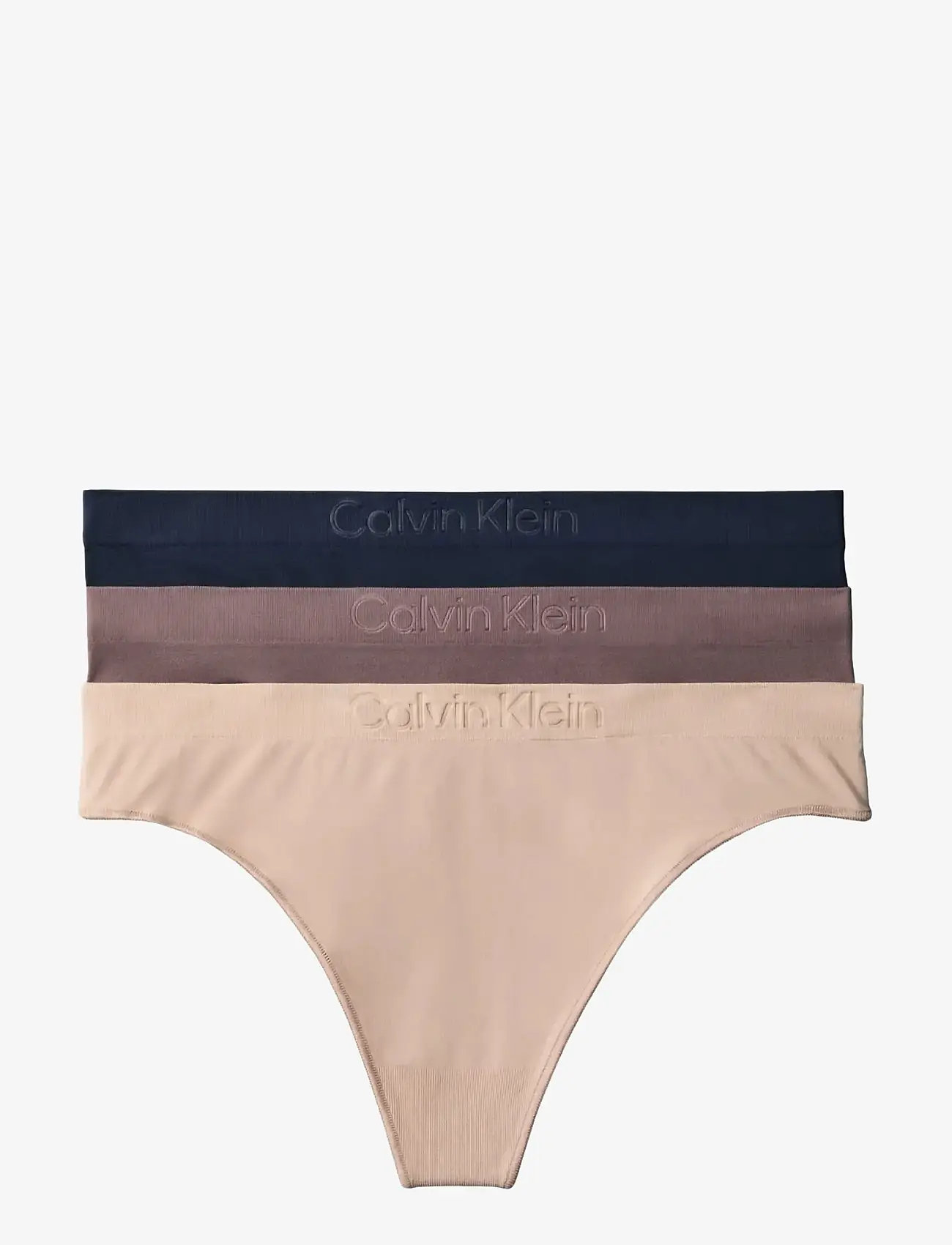 Calvin Klein - THONG 3 PK - string - shoreline  cedar  sparrow - 1