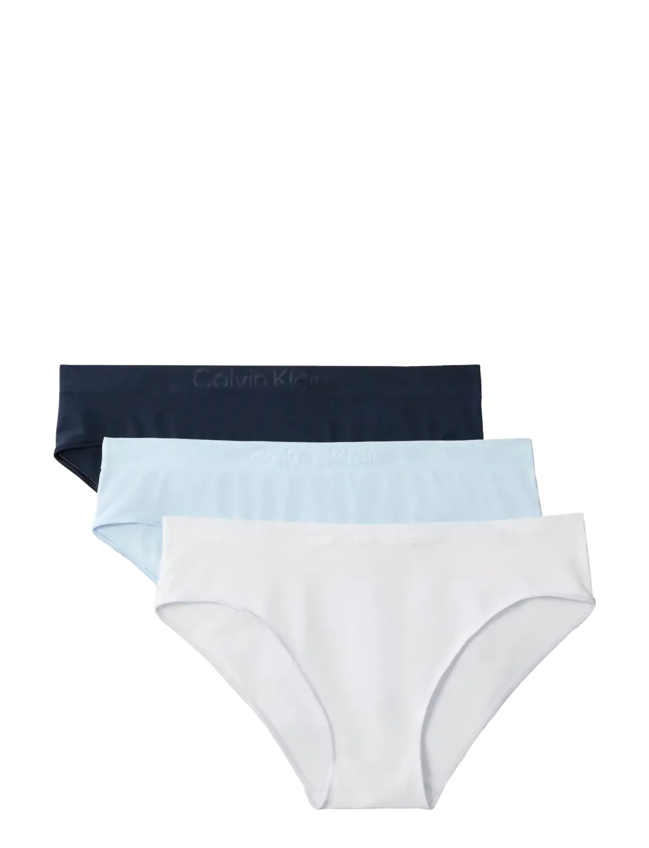 Calvin Klein BIKINI 3 PK - Bikinibriefs - SHORELINE  BREEZY BLUE  SILVER HAZE / multi