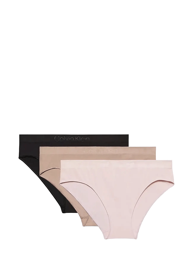 Calvin Klein - BIKINI 3 PK - bikinibriefs - black cedar eggshell - 0