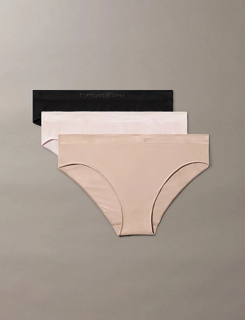 Calvin Klein - BIKINI 3 PK - bikinibriefs - black cedar eggshell - 1