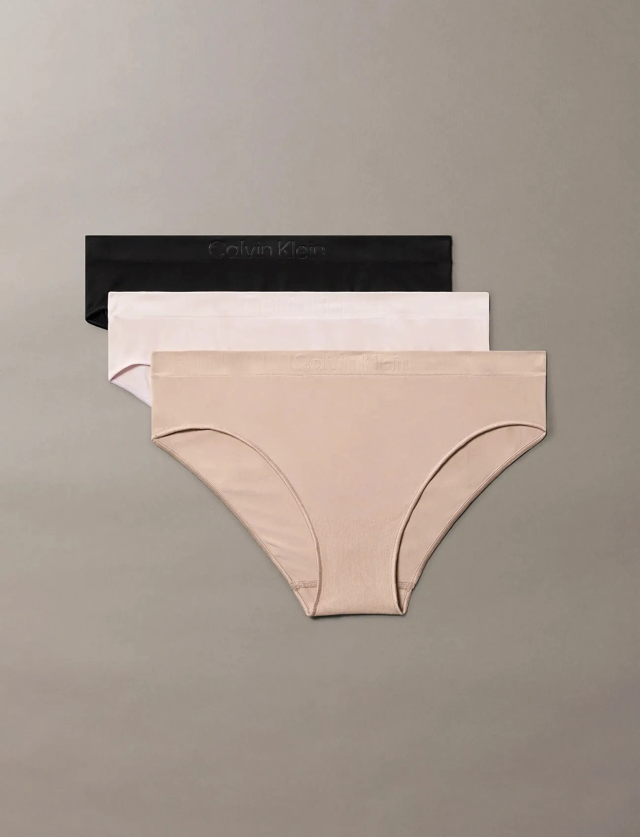 Calvin Klein - BIKINI 3 PK - püksikud - black  cedar  eggshell - 1