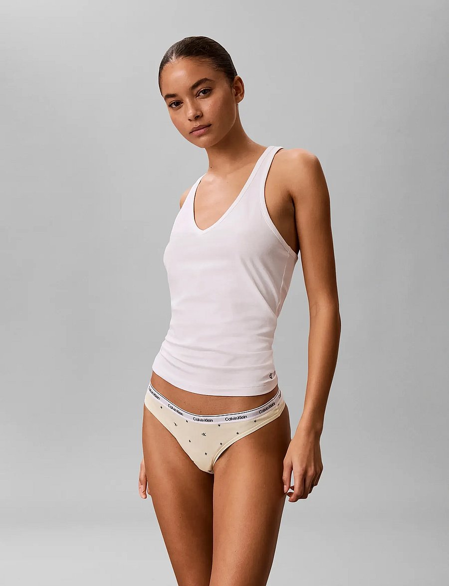 Calvin Klein - THONG 5 PK - stringid - shoreline blue descent grey heath - 0