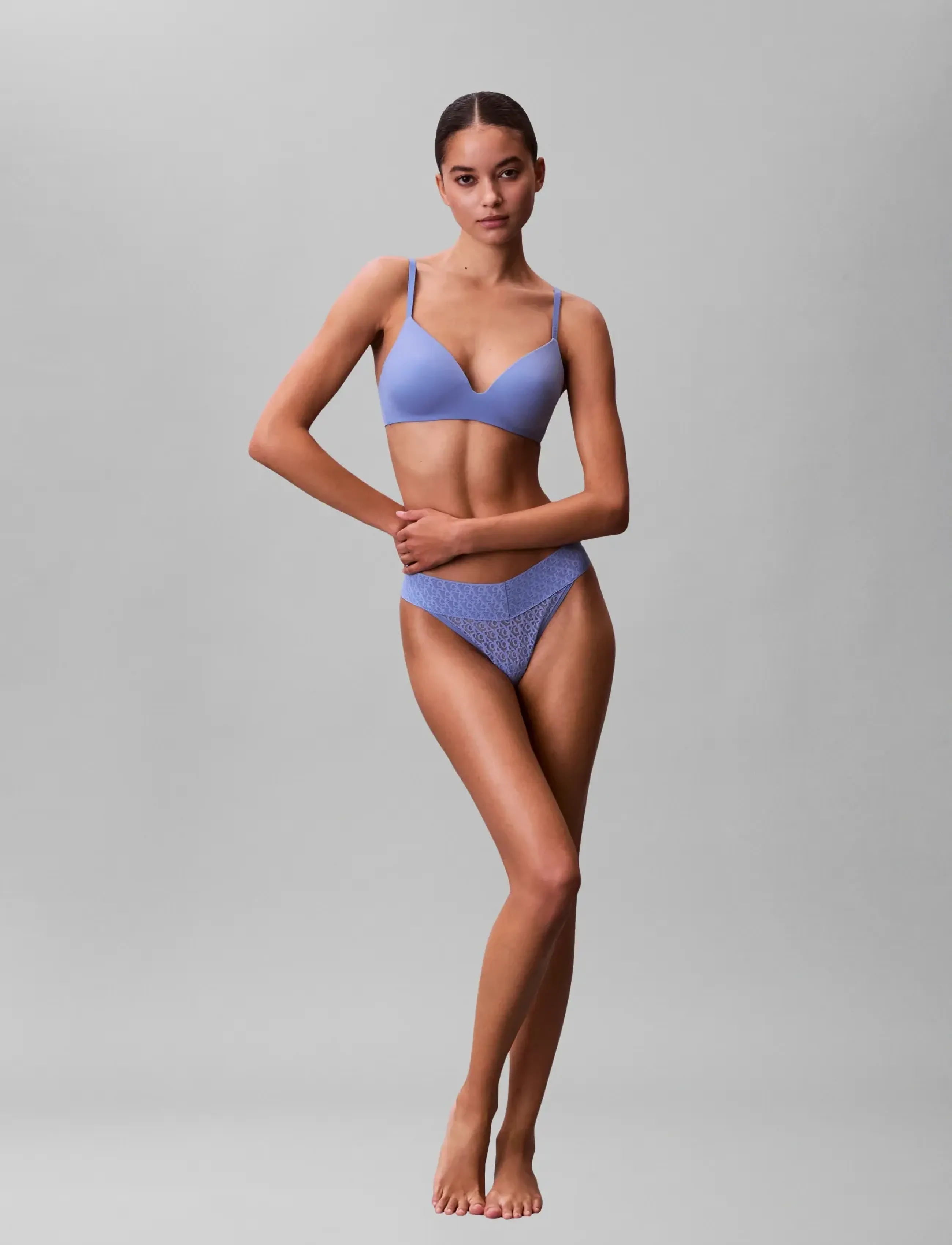 Calvin Klein - LOW RISE THONG - besondere anlässe - blue tulip - 2