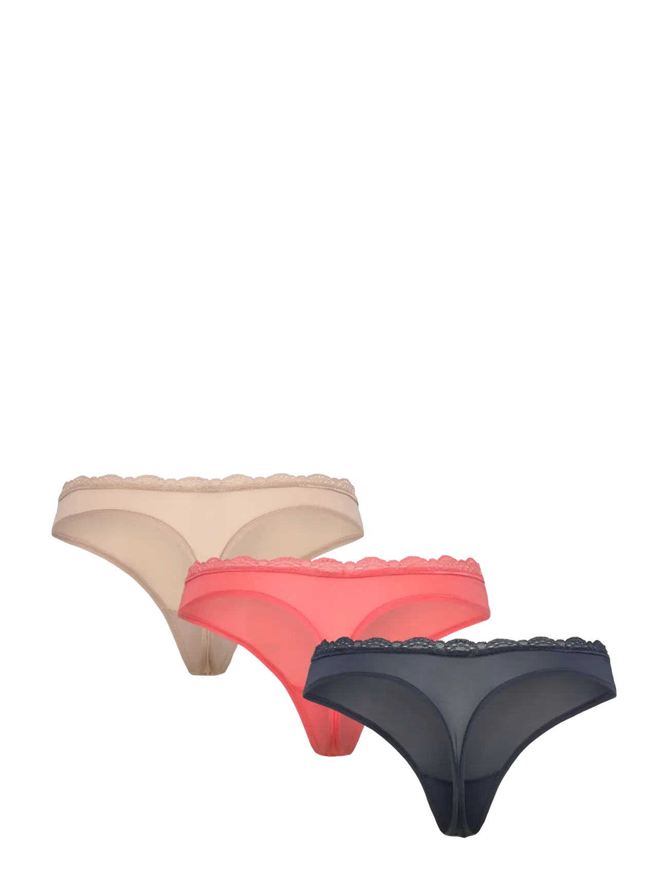 Calvin Klein - THONG 3PK - die niedrigsten preise - speakeasy/cedar/exquisite pink - 2