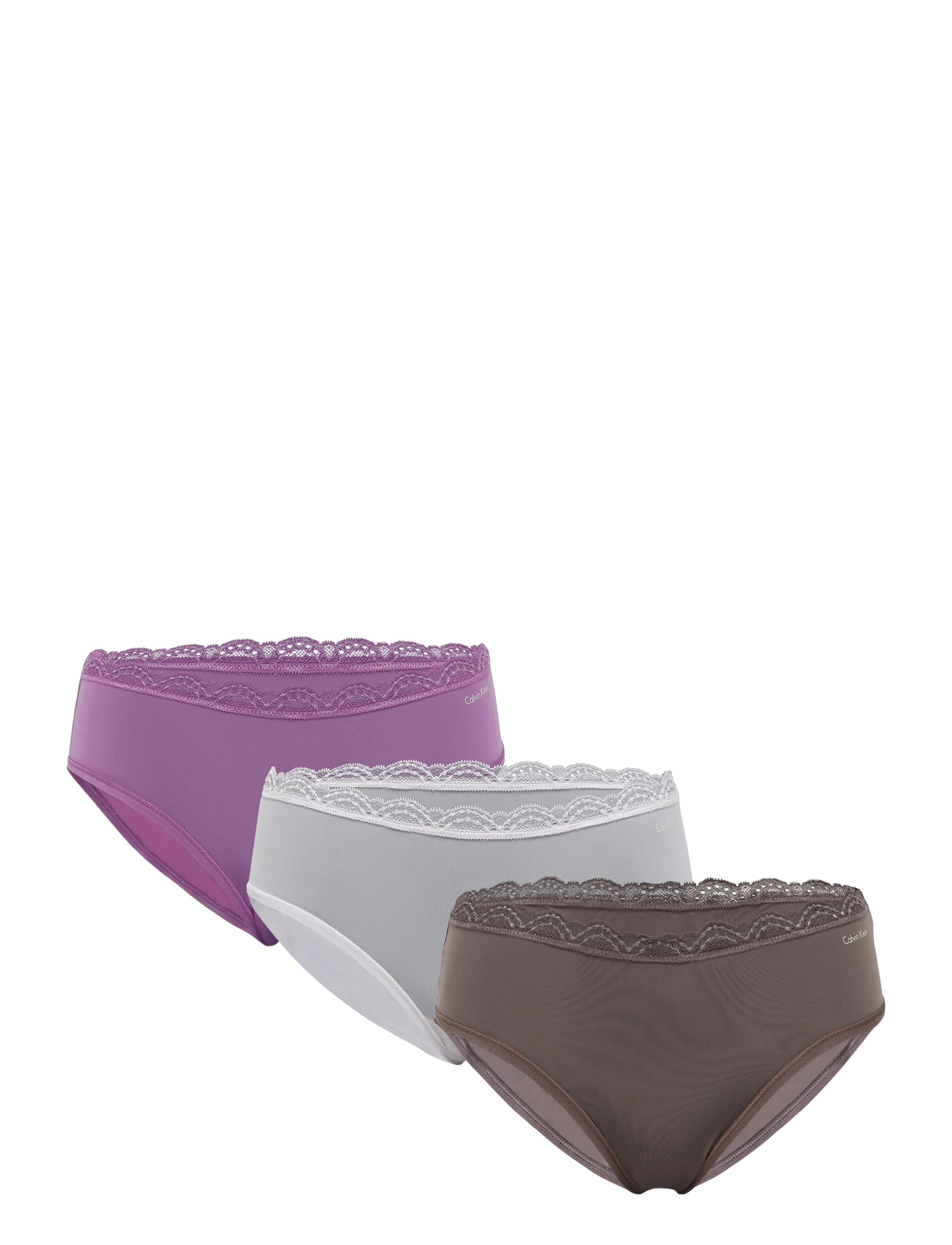 Calvin Klein HIPSTER 3PK - Calvin Klein - IRON  CRYSTAL BLUSH  DUSTY ORCHID / pink/rose