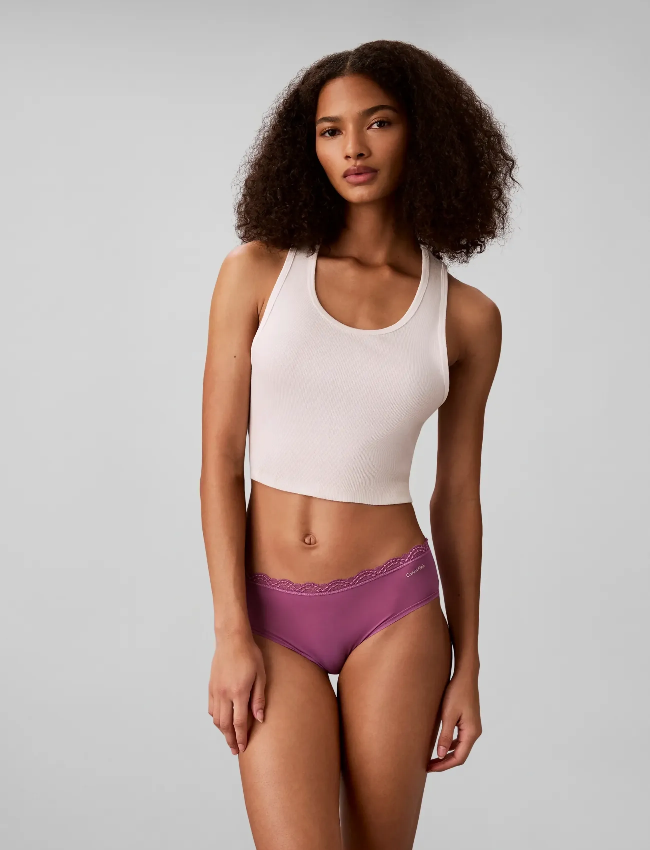 Calvin Klein HIPSTER 3PK - Calvin Klein - IRON  CRYSTAL BLUSH  DUSTY ORCHID / pink/rose