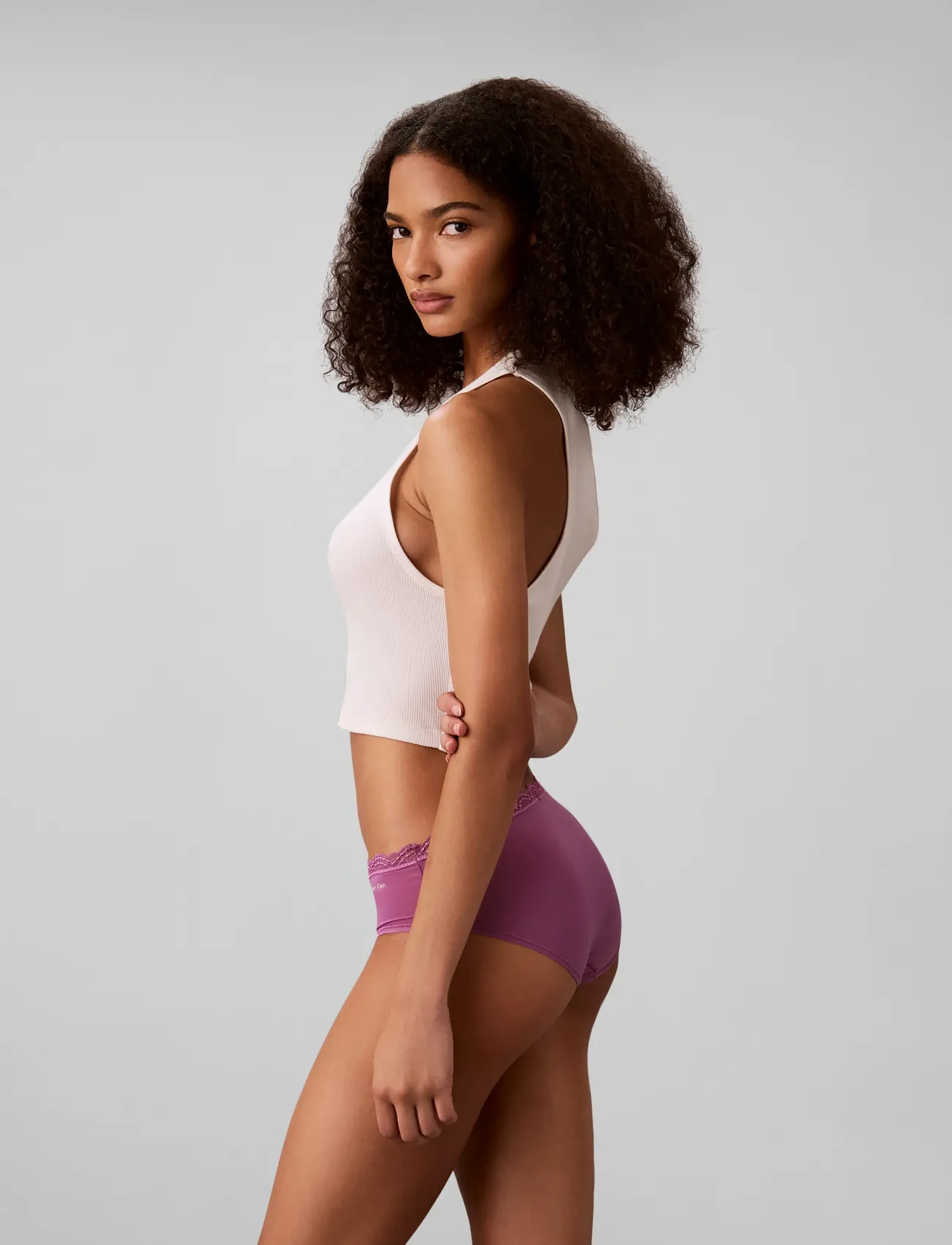 Calvin Klein - HIPSTER 3PK - hipster & hotpants - iron  crystal blush  dusty orchid - 5