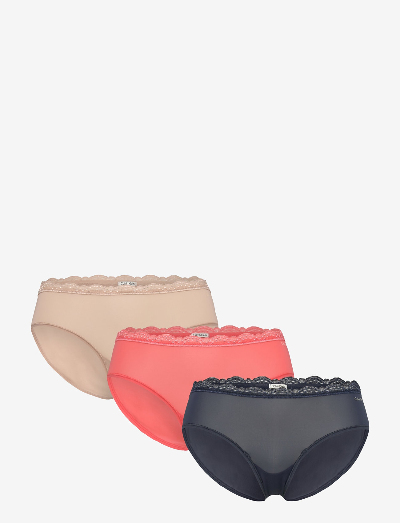 Calvin Klein - HIPSTER 3PK - hipster & boyshorts - speakeasy/cedar/exquisite pink - 0
