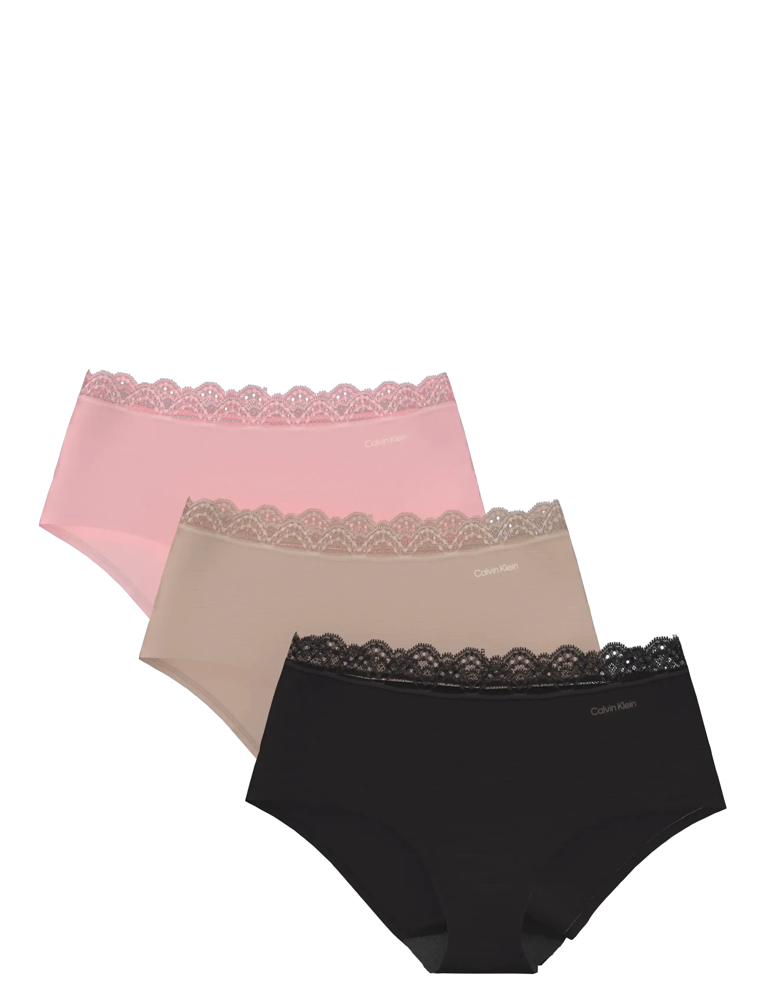 CALVIN KLEIN Hipster 3Pk Patterned - XS - Damen