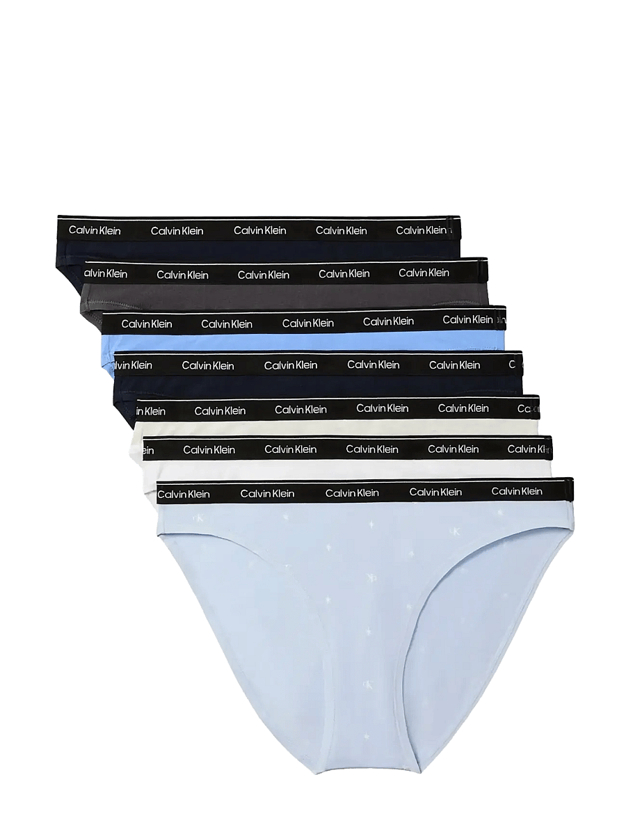 Calvin Klein - BIKINI 7PK - briefs - shrln shrln sngstrs brzybl snwhthr - 1