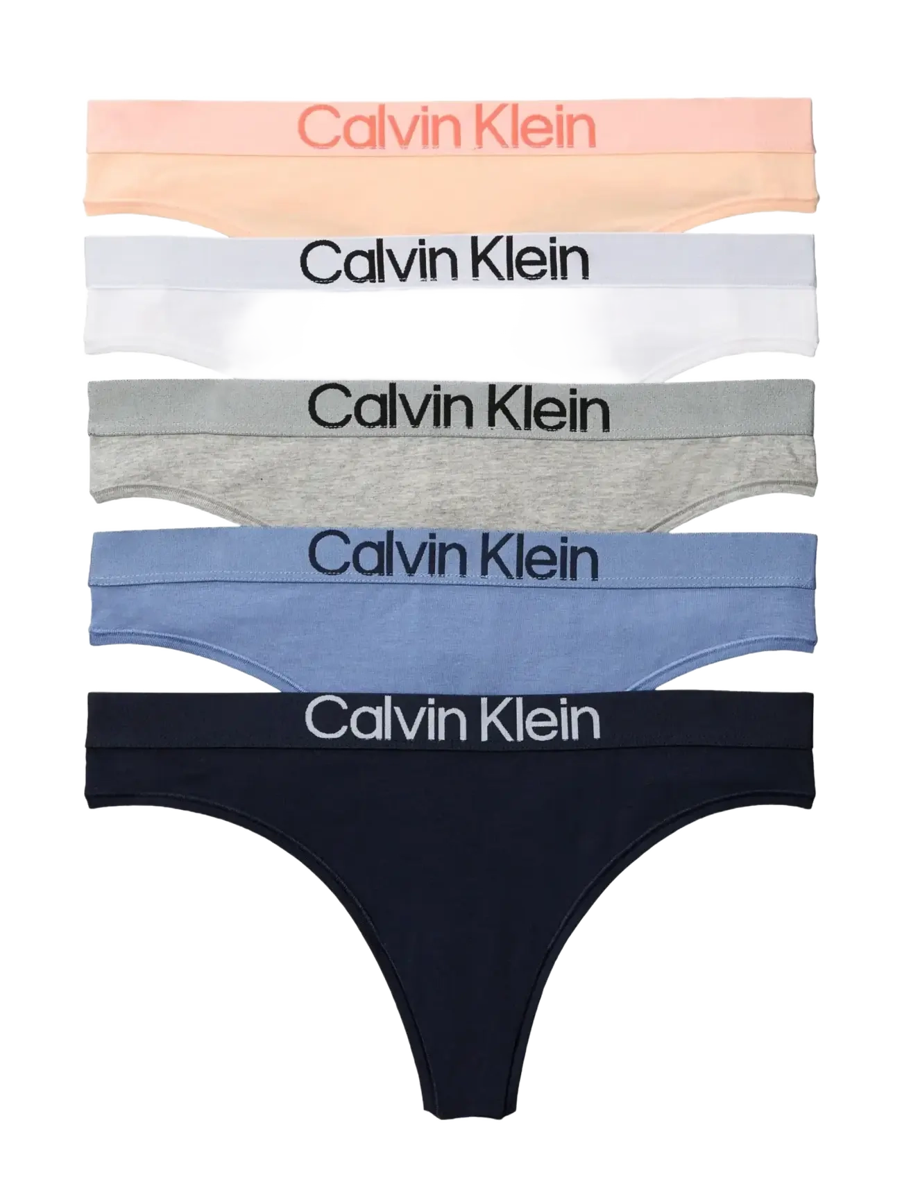 CALVIN KLEIN Stringtanga 5Pk Patterned - XL - Damen