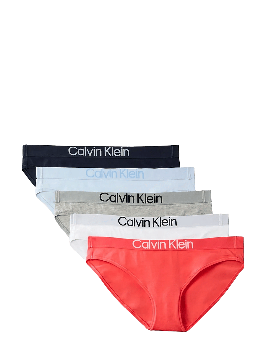 Calvin Klein - BIKINI 5PK - slips - shoreline breezy blue grey htr c - 1