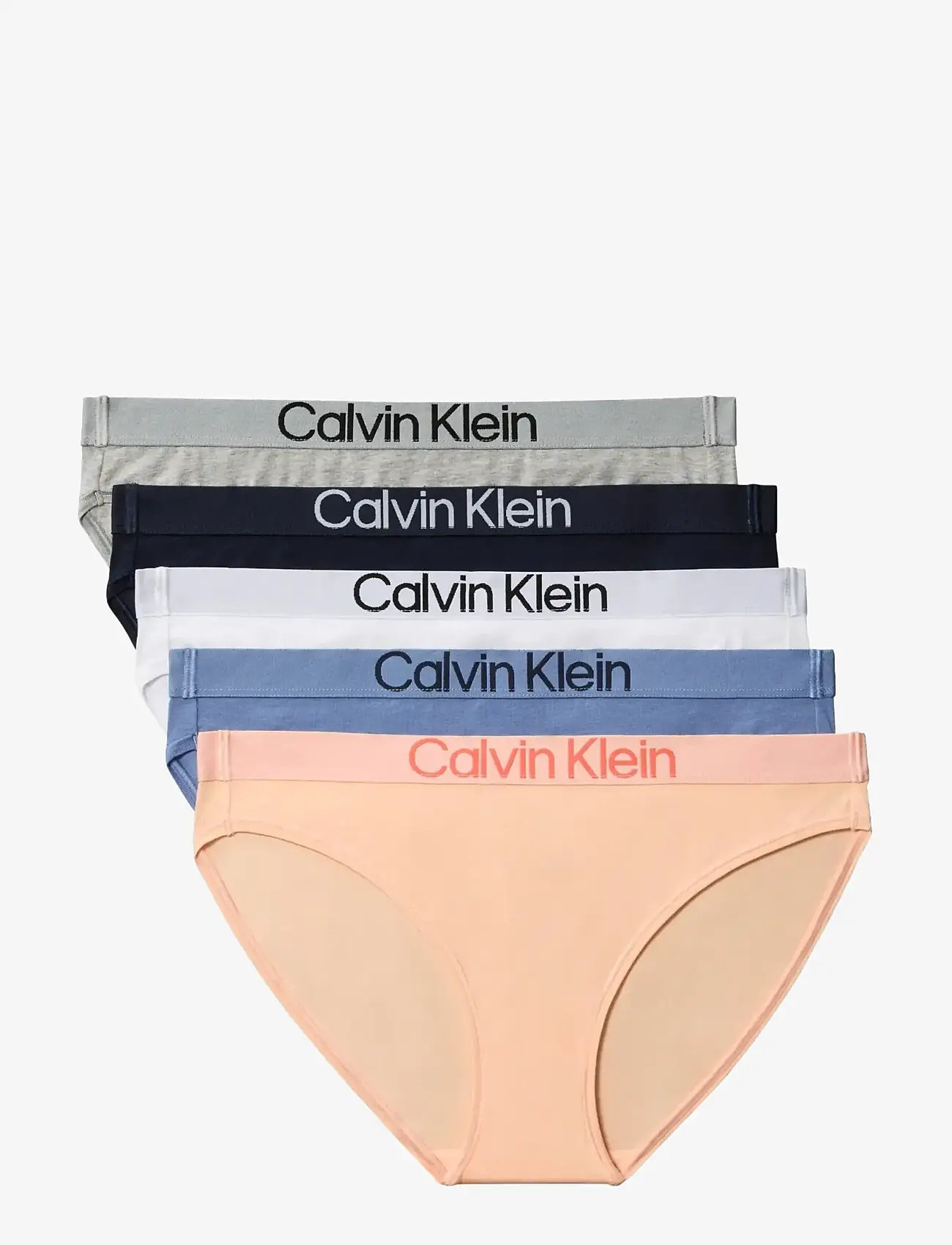 Calvin Klein - BIKINI 5PK - slips - shoreline  white  grey htr  blue tu - 1