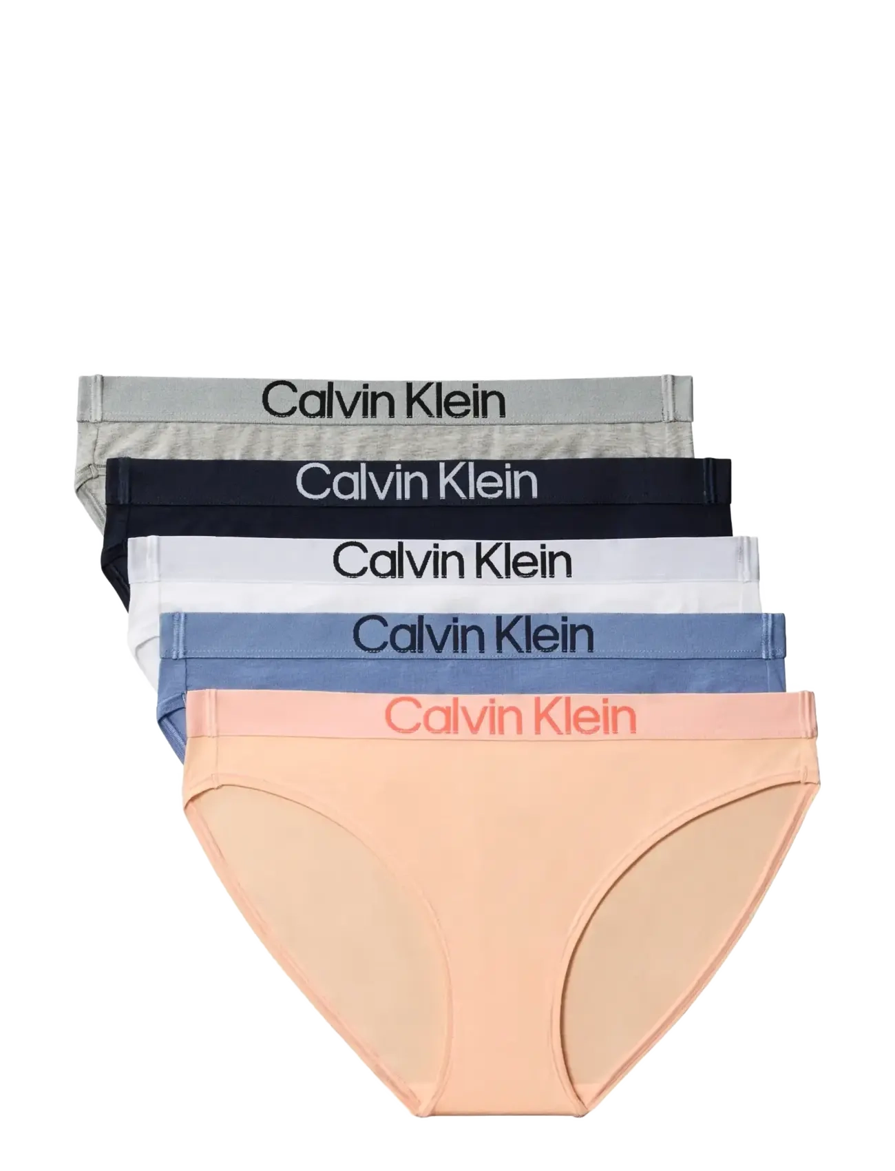 Calvin Klein BIKINI 5PK - Briefs - SHORELINE  WHITE  GREY HTR  BLUE TU / multi