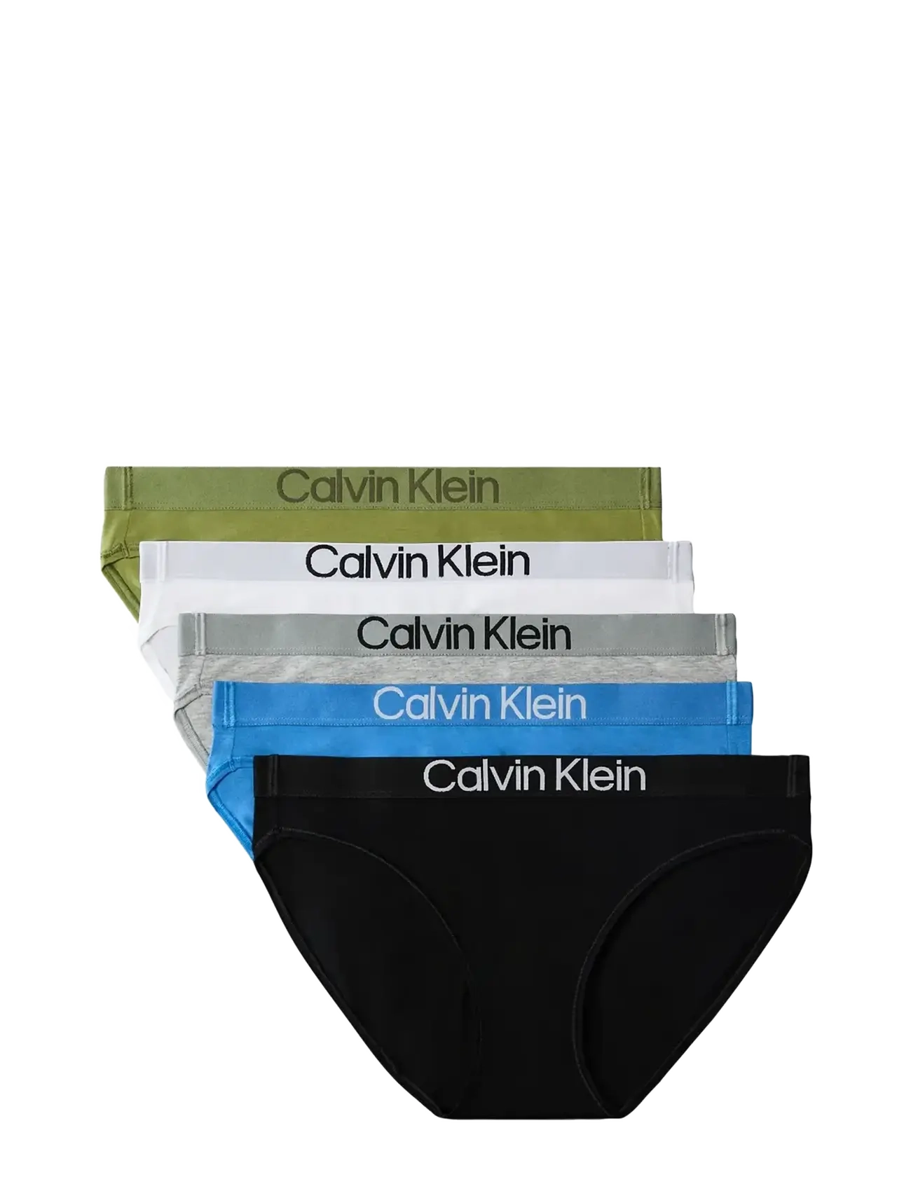 Calvin Klein - BIKINI 5PK - briefs - black poseidon blue grey heather cl - 1