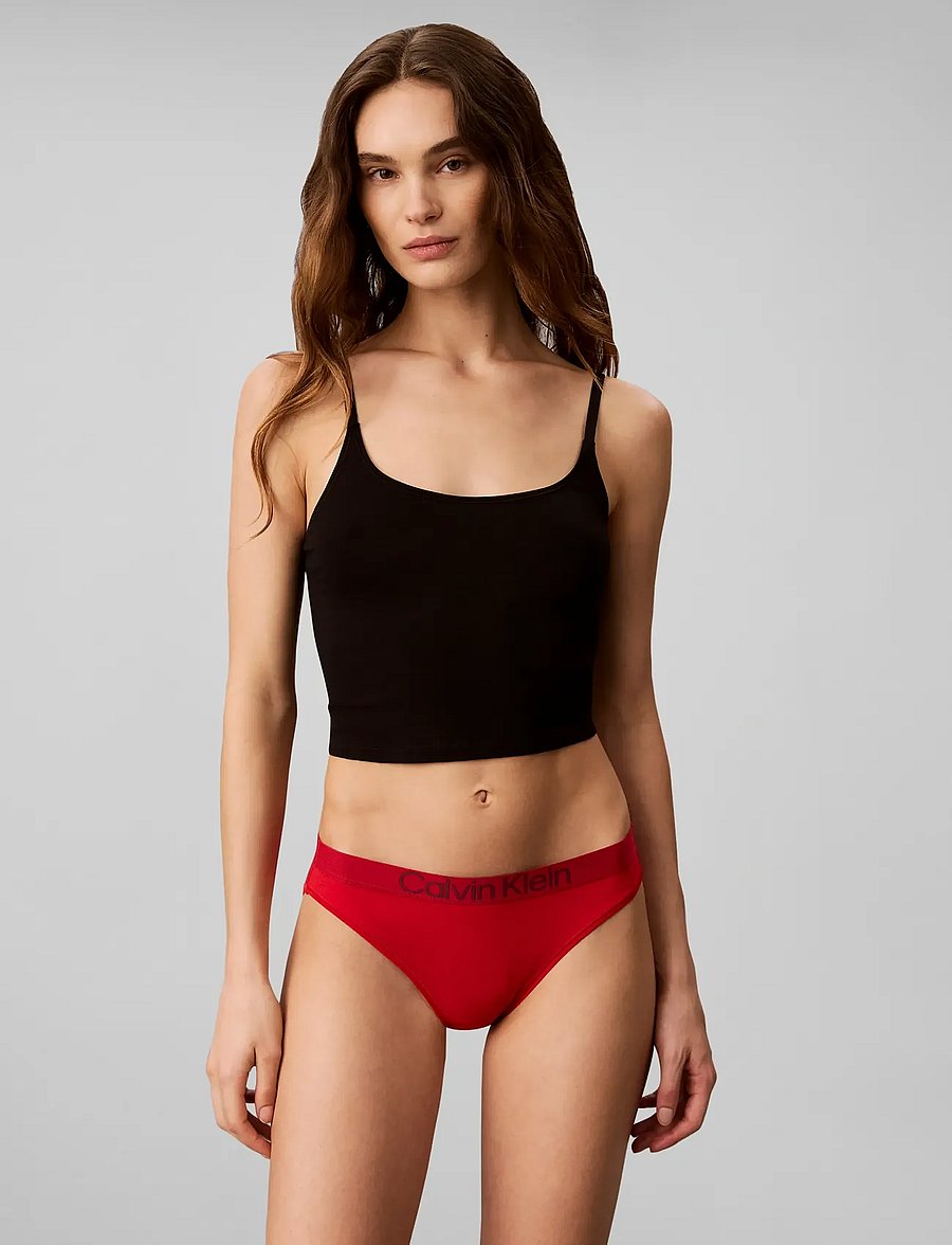 Calvin Klein - BIKINI 5PK - briefs - black grey heather established red - 0