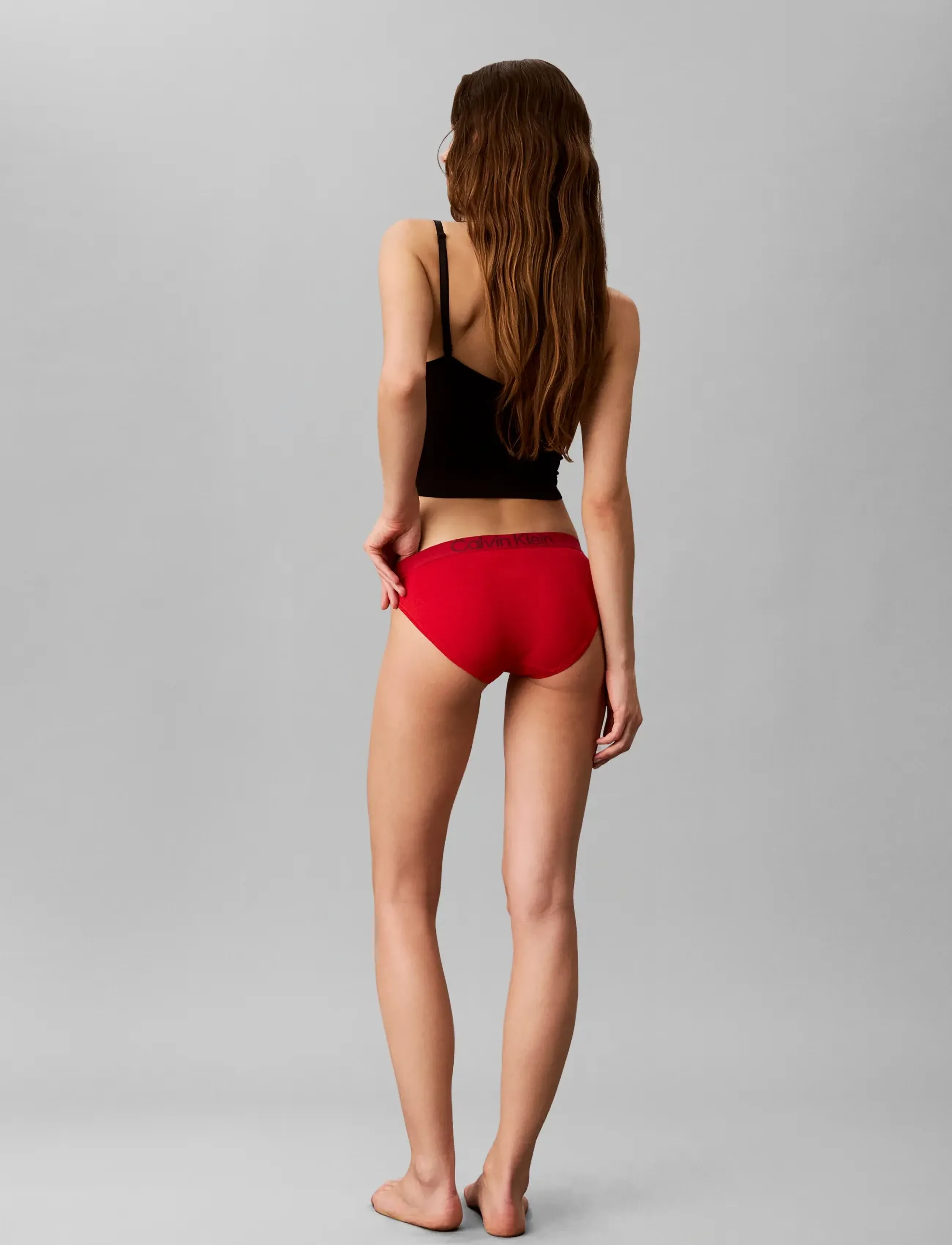 Calvin Klein - BIKINI 5PK - briefs - black  grey heather established red - 4