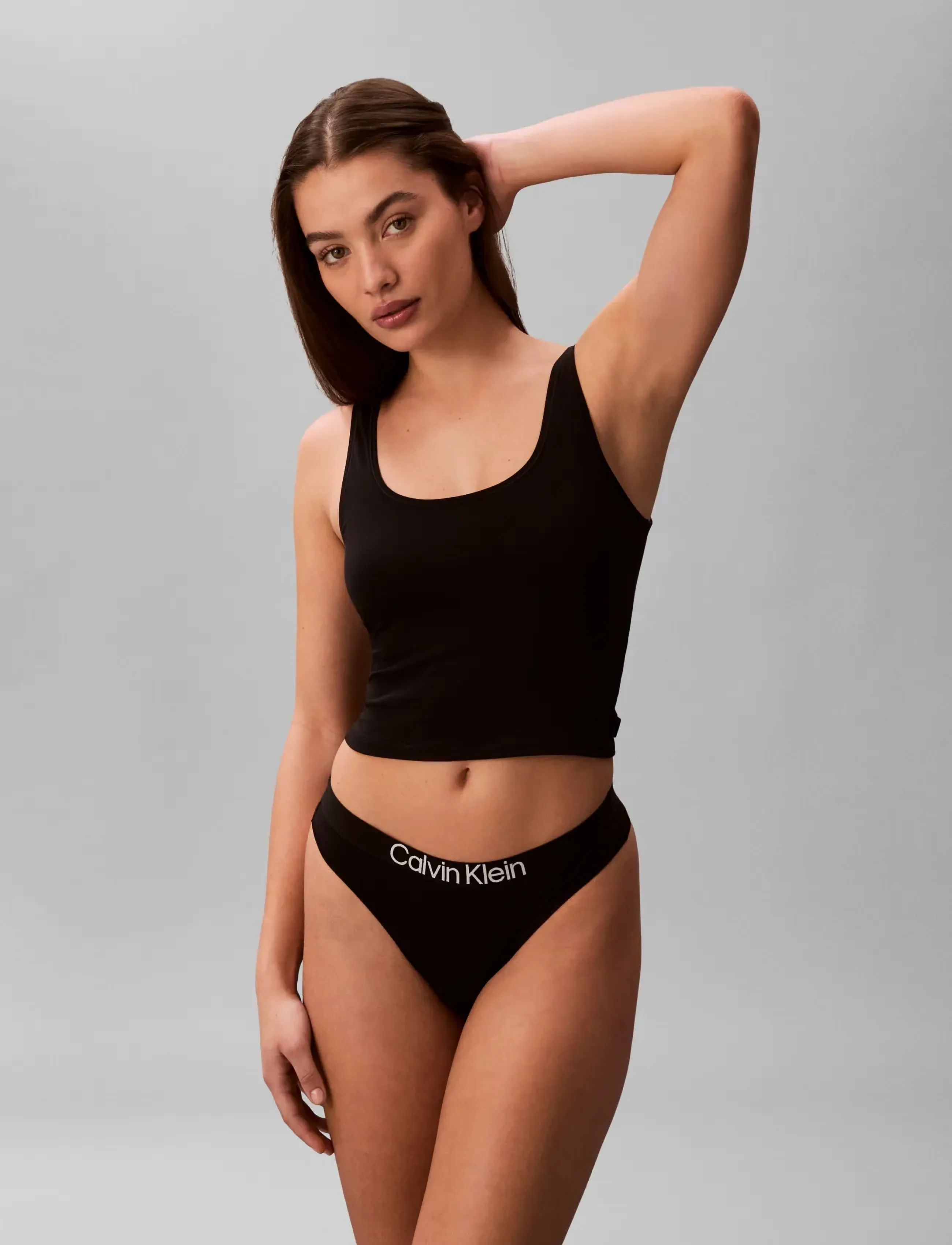 Calvin Klein THONG 3PK - Calvin Klein - BLACK BLACK BLACK / black
