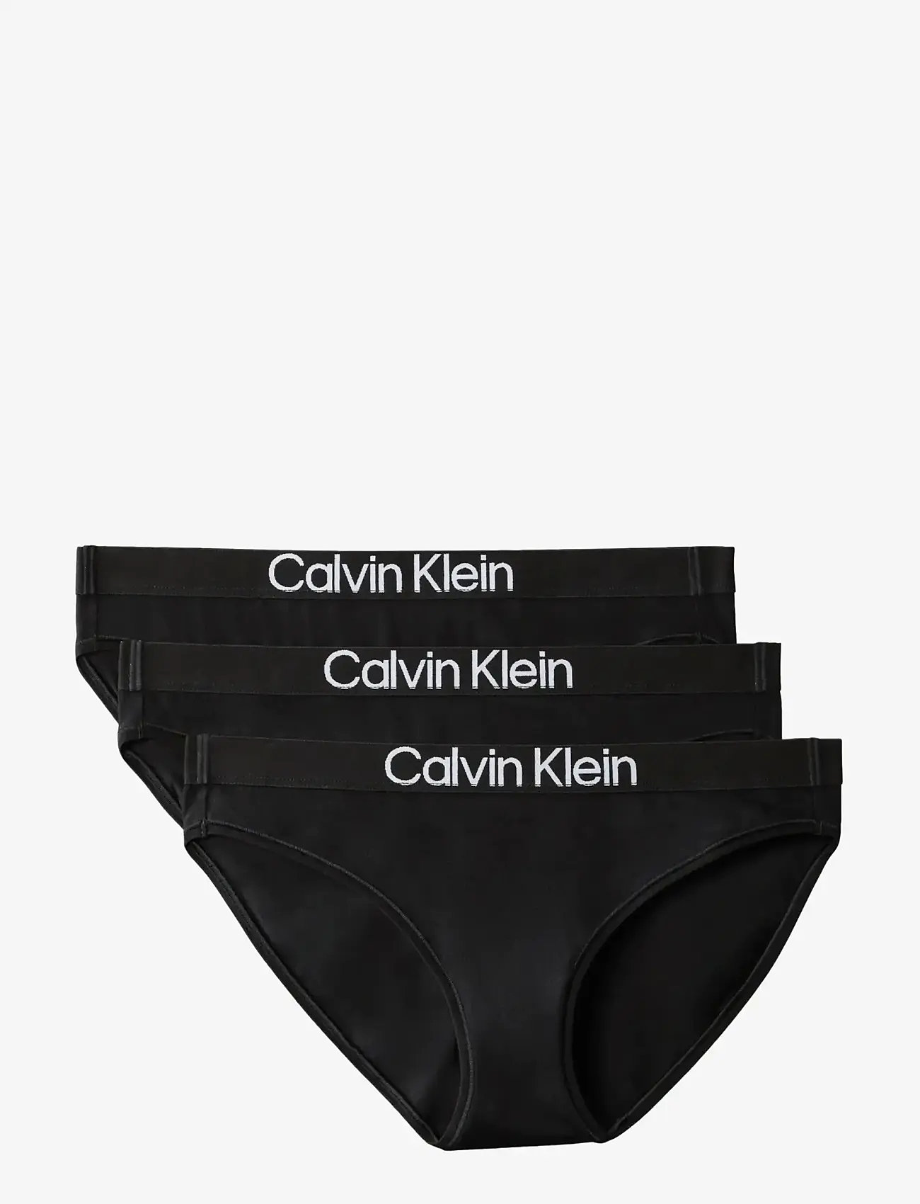 Calvin Klein - BIKINI 3PK - briefs - black black black - 1