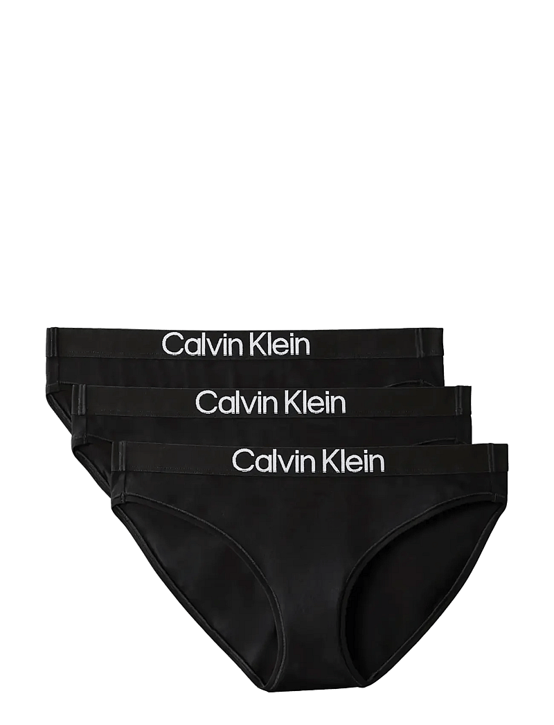 Calvin Klein - BIKINI 3PK - briefs - black black black - 1