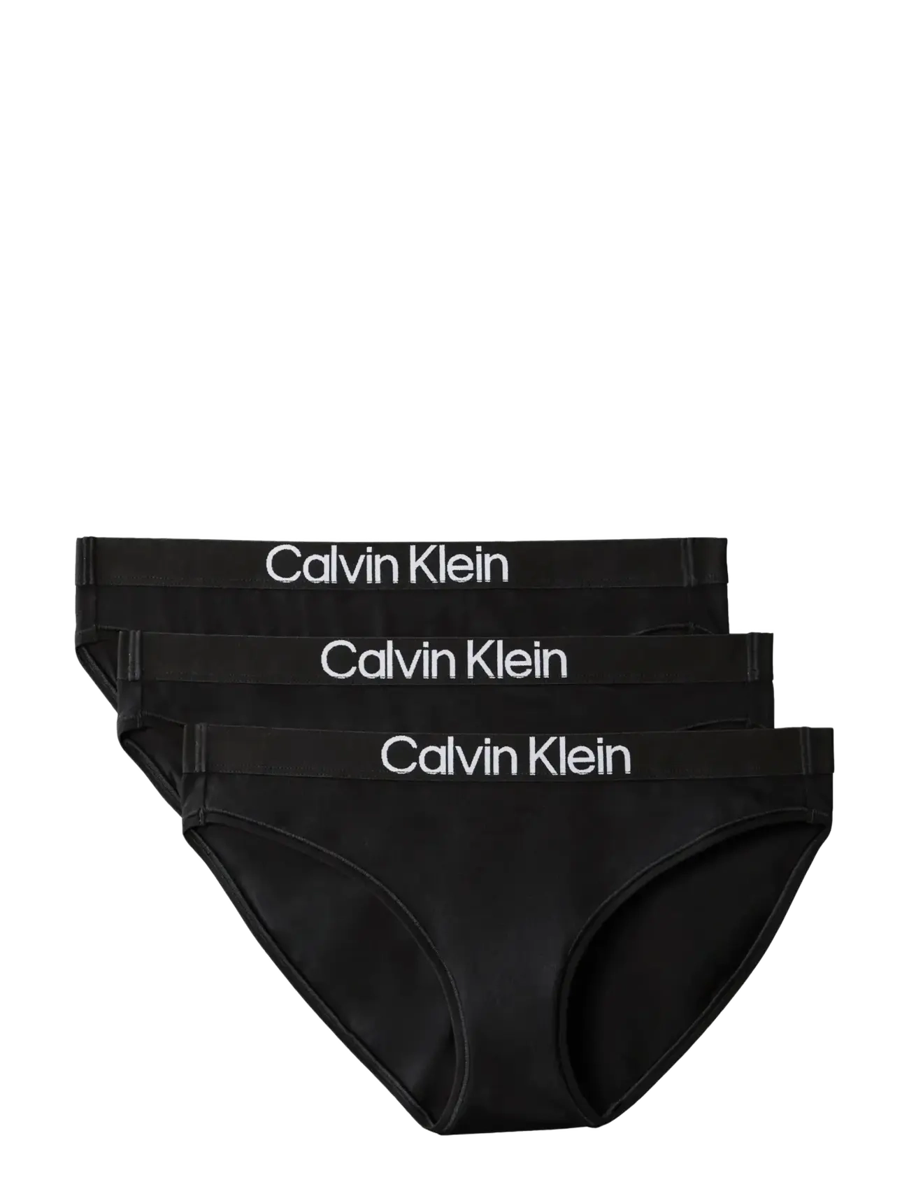 Calvin Klein BIKINI 3PK - Trusser - BLACK BLACK BLACK / black