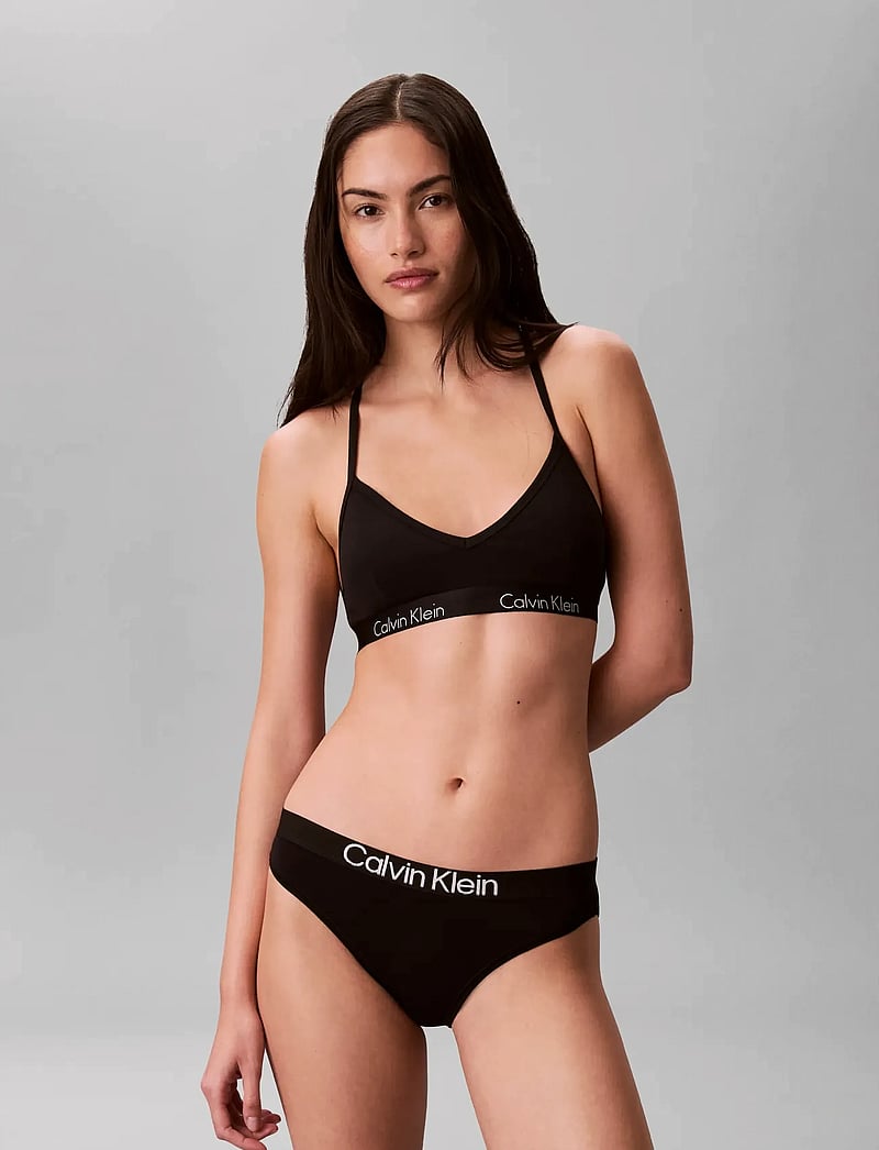 Calvin Klein - BIKINI 3PK - briefs - black black black - 0