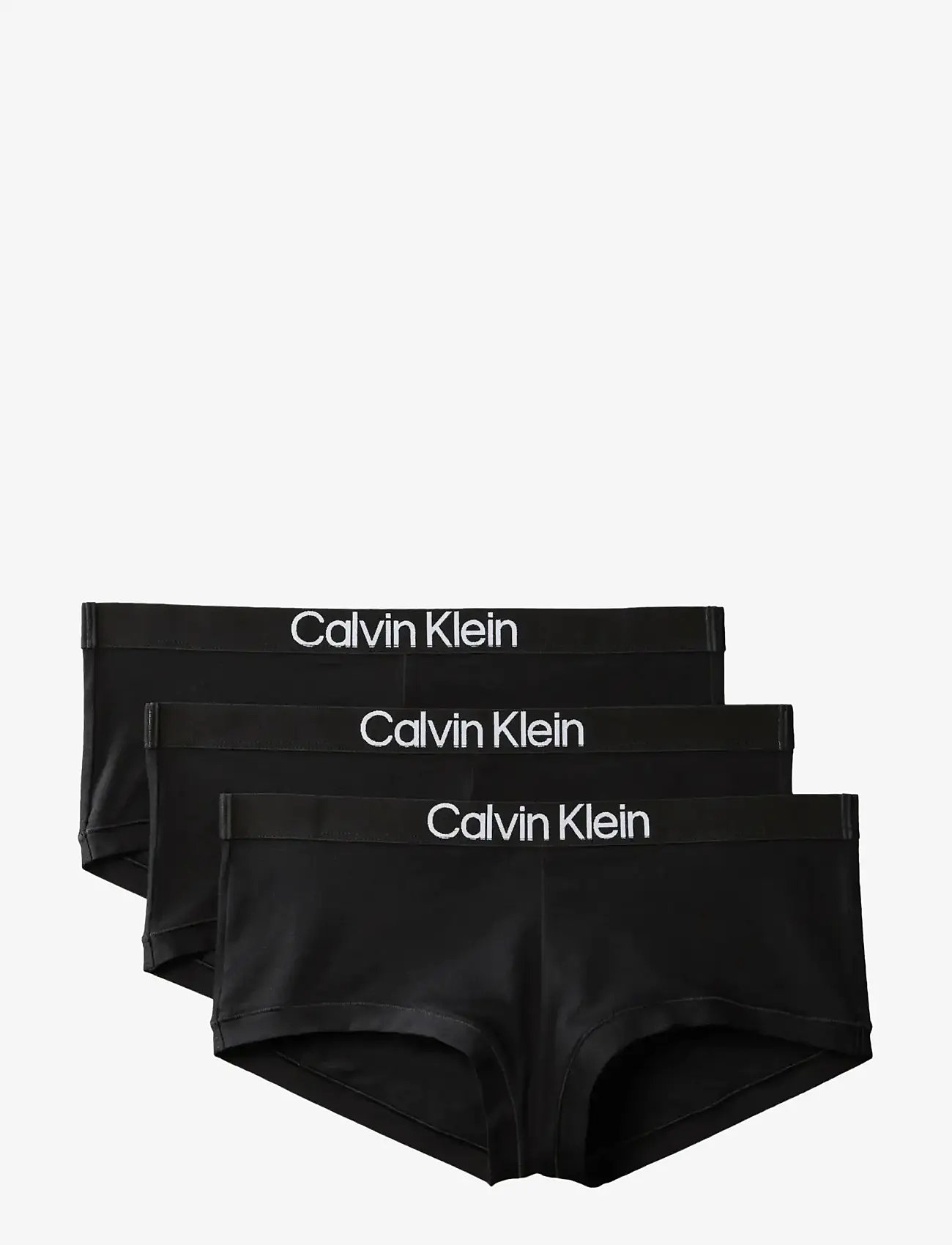 Calvin Klein - BOYSHORT 3PK - culottes taille basse - black black black - 1