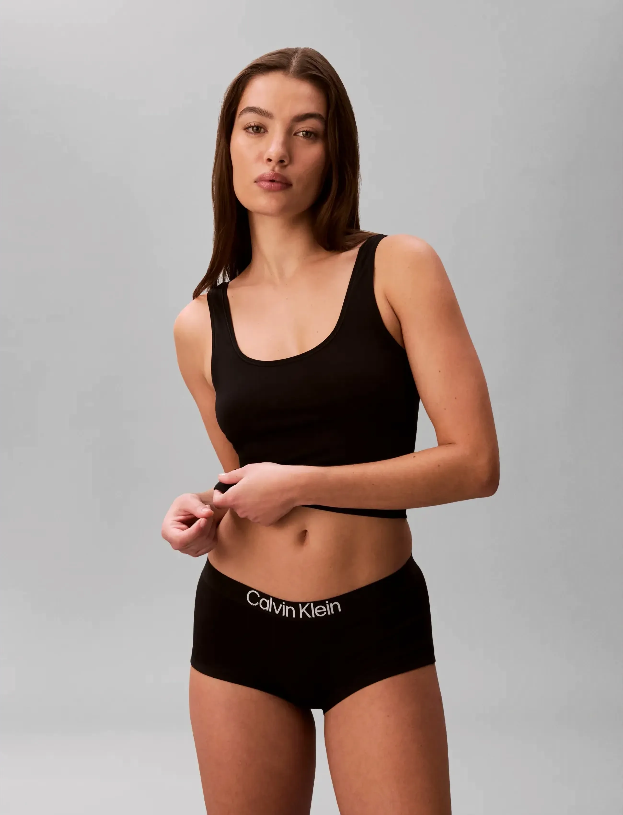 Calvin Klein Boyshort 3Pk, S, Panties, Schwarz - Hipster & Boyshorts, Frauen