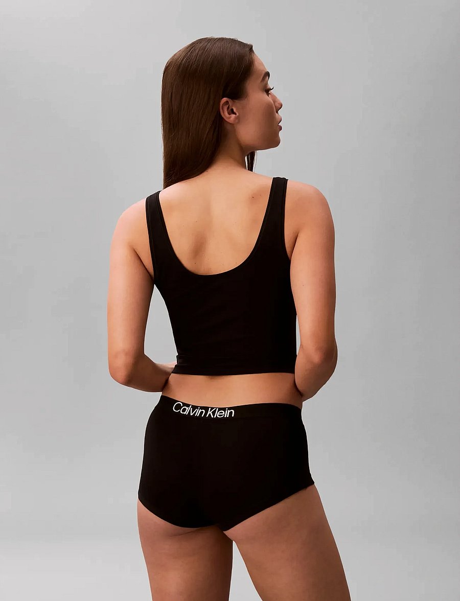 Calvin Klein - BOYSHORT 3PK - hipsterid ja bokserid - black black black - 3