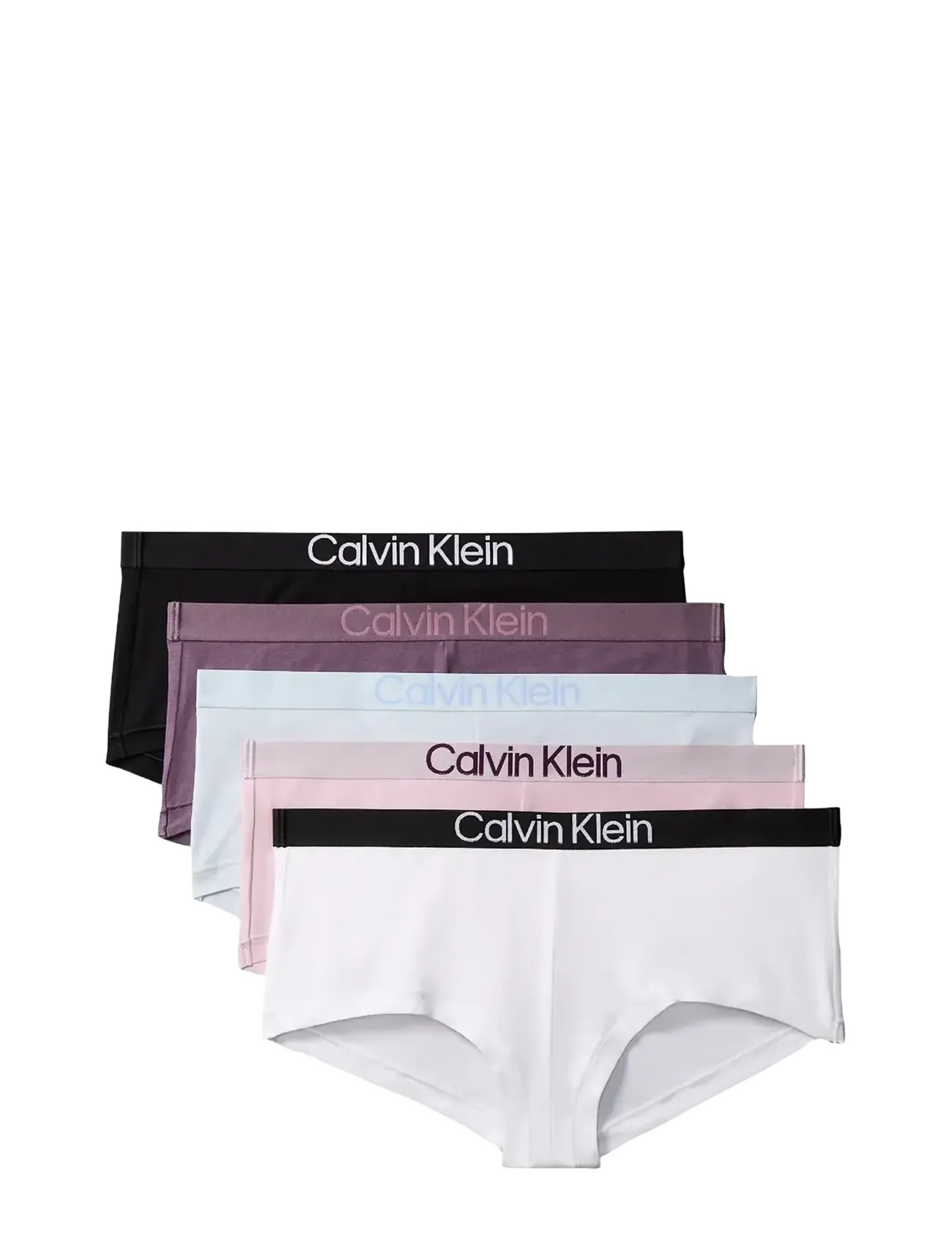 Calvin Klein BOYSHORT 5PK - Unterwäsche - BLACK CLASSIC WHITE PLEIN AIR VINTA / multi