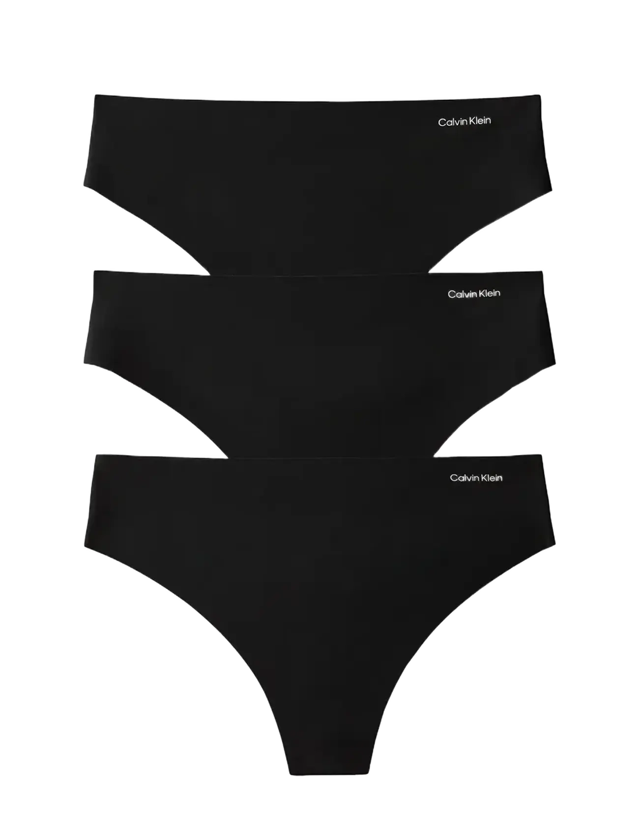 Calvin Klein - THONG 3PK - black  black  black - 1