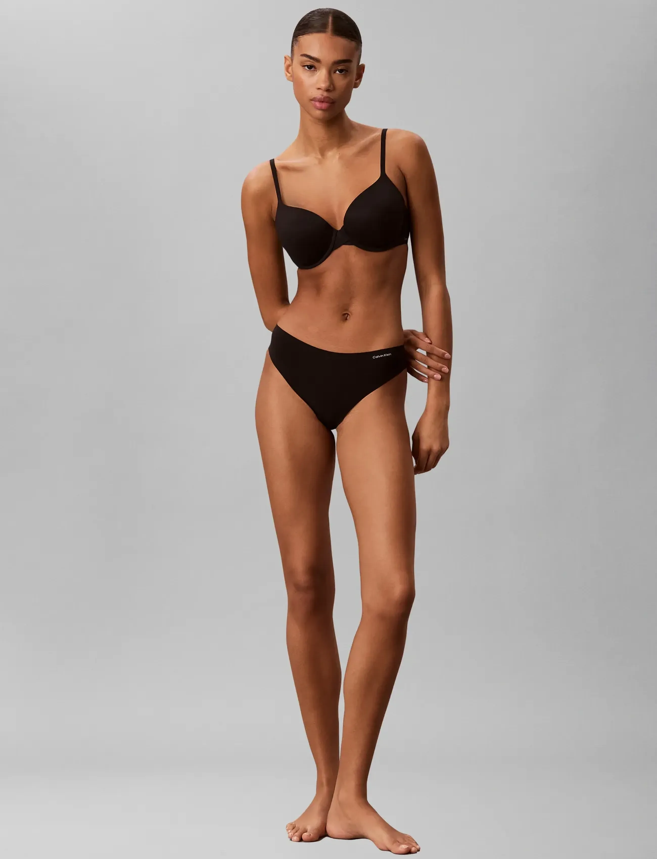 Calvin Klein - THONG 3PK - black  black  black - 5