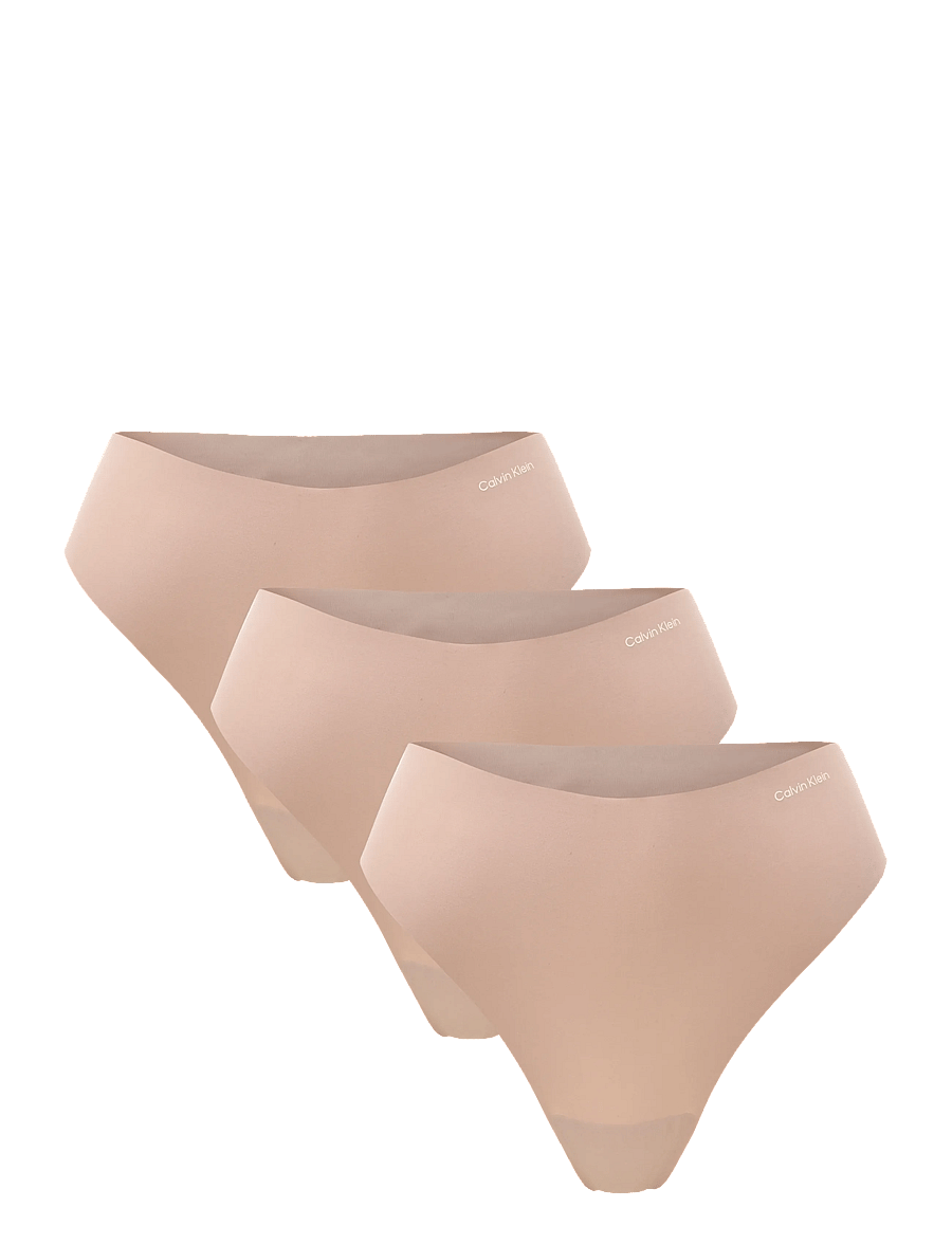 Calvin Klein - THONG 3PK - stringtrusser - cedar cedar cedar - 0