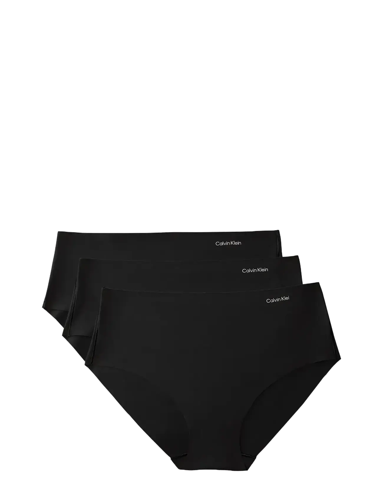 Calvin Klein HIPSTER 3PK - Underkläder - BLACK  BLACK  BLACK / blue