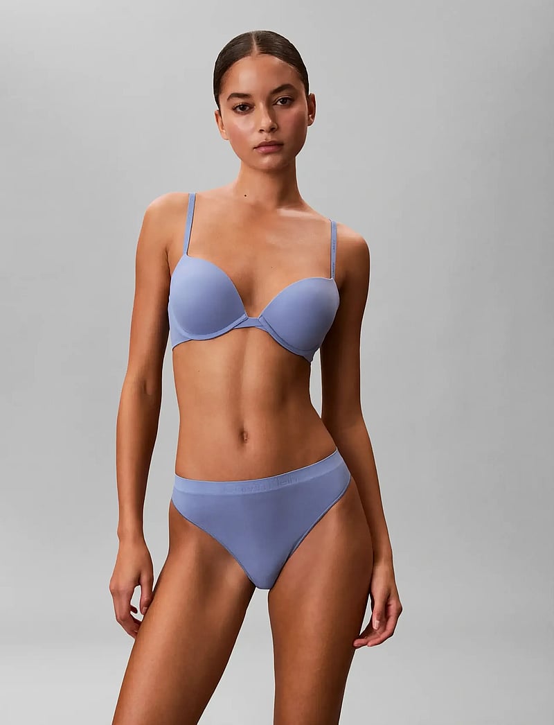 Calvin Klein - PUSH UP PLUNGE - push up bh'er - blue tulip - 3