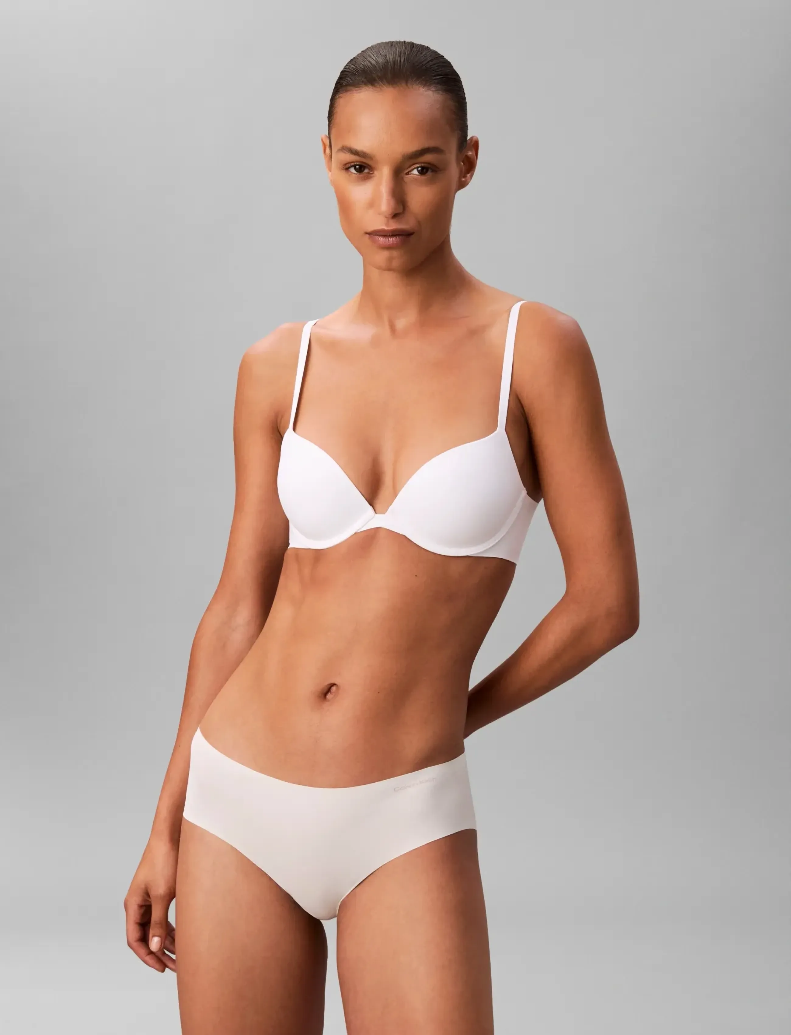Calvin Klein - PUSH UP PLUNGE - push-up bh:ar - classic white - 4