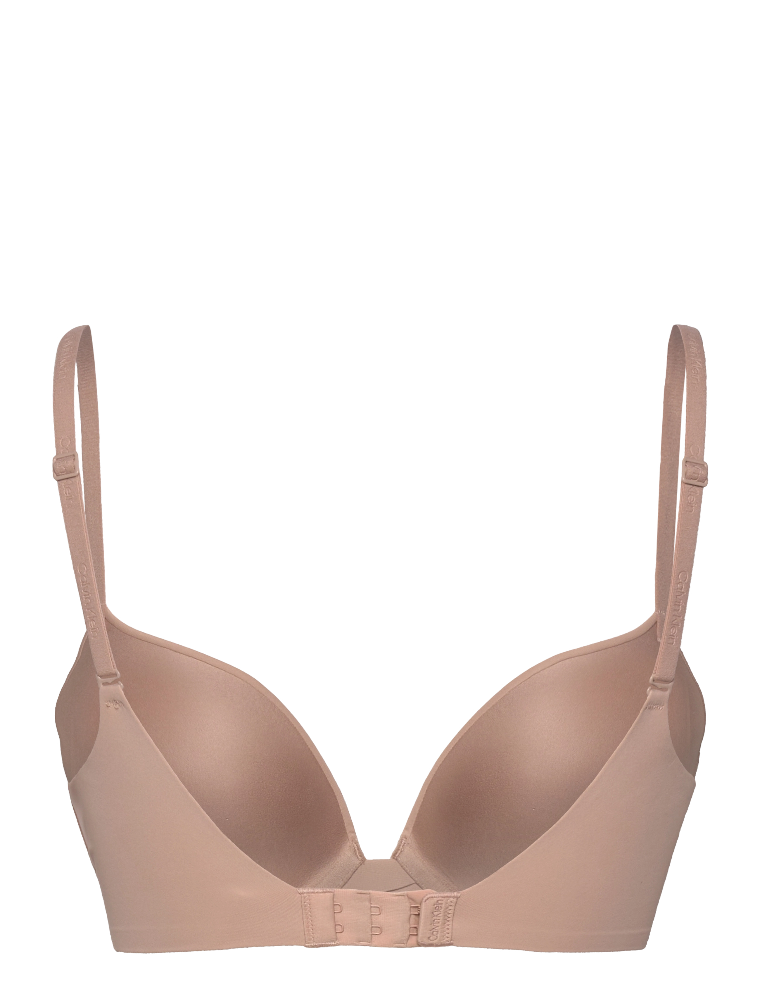 Calvin Klein - PUSH UP PLUNGE - push up -rintaliivit - honey almond - 2