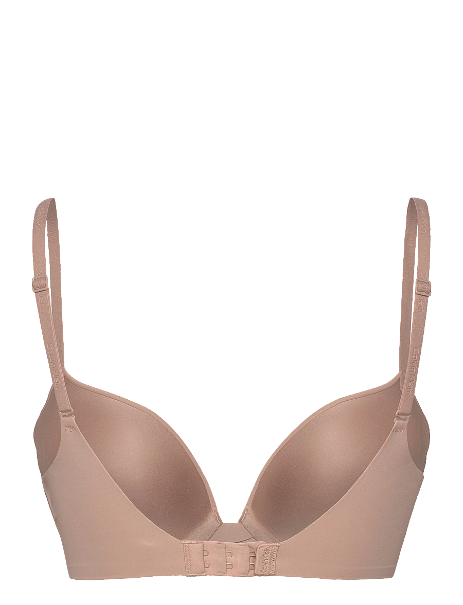 Calvin Klein - PUSH UP PLUNGE - push up -rintaliivit - honey almond - 2