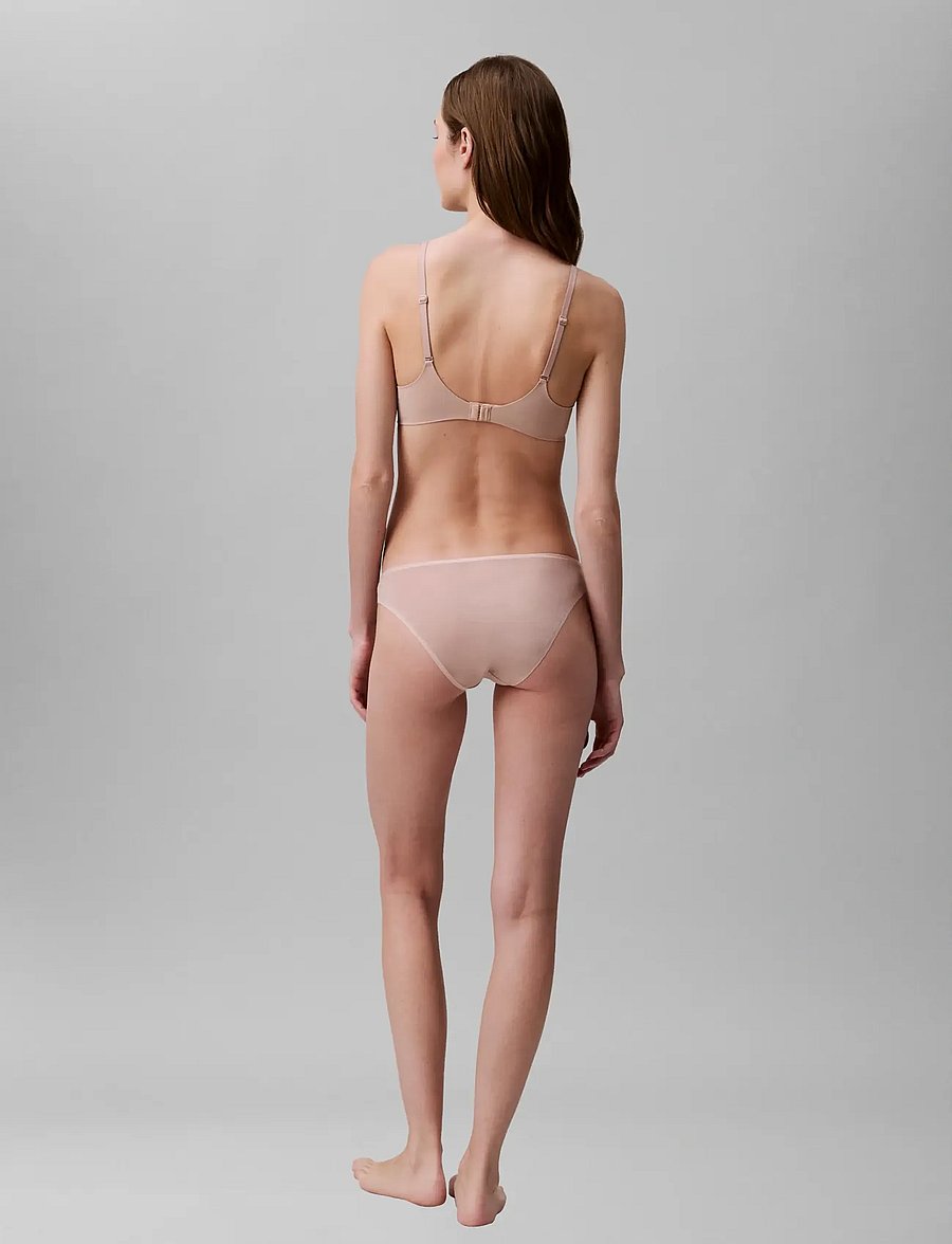 Calvin Klein - PUSH UP PLUNGE - push up -rintaliivit - honey almond - 4